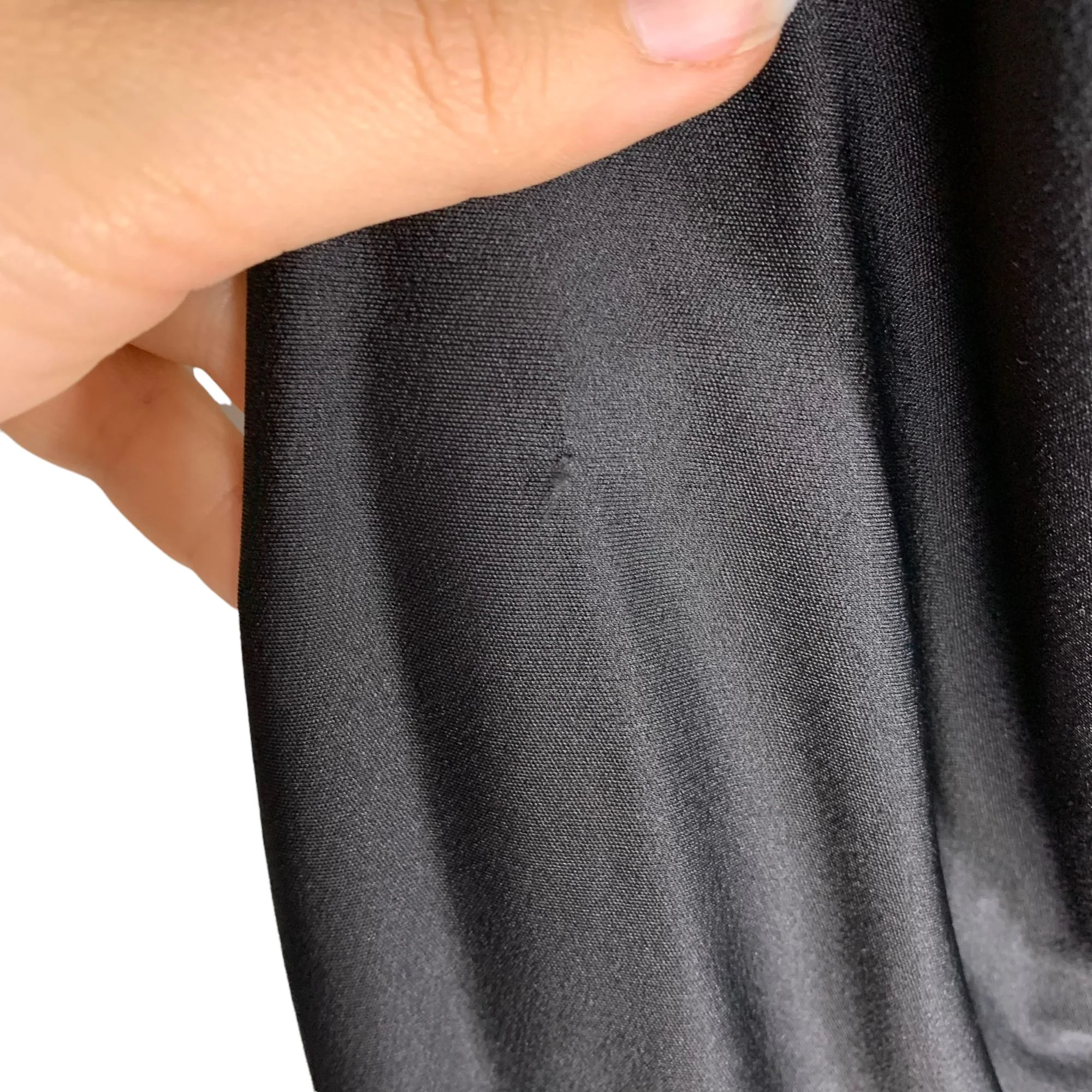 Vintage 80s Black Bodycon Ruched Long Sleeve Open Back Dress Small by Tadashi - Image 15
