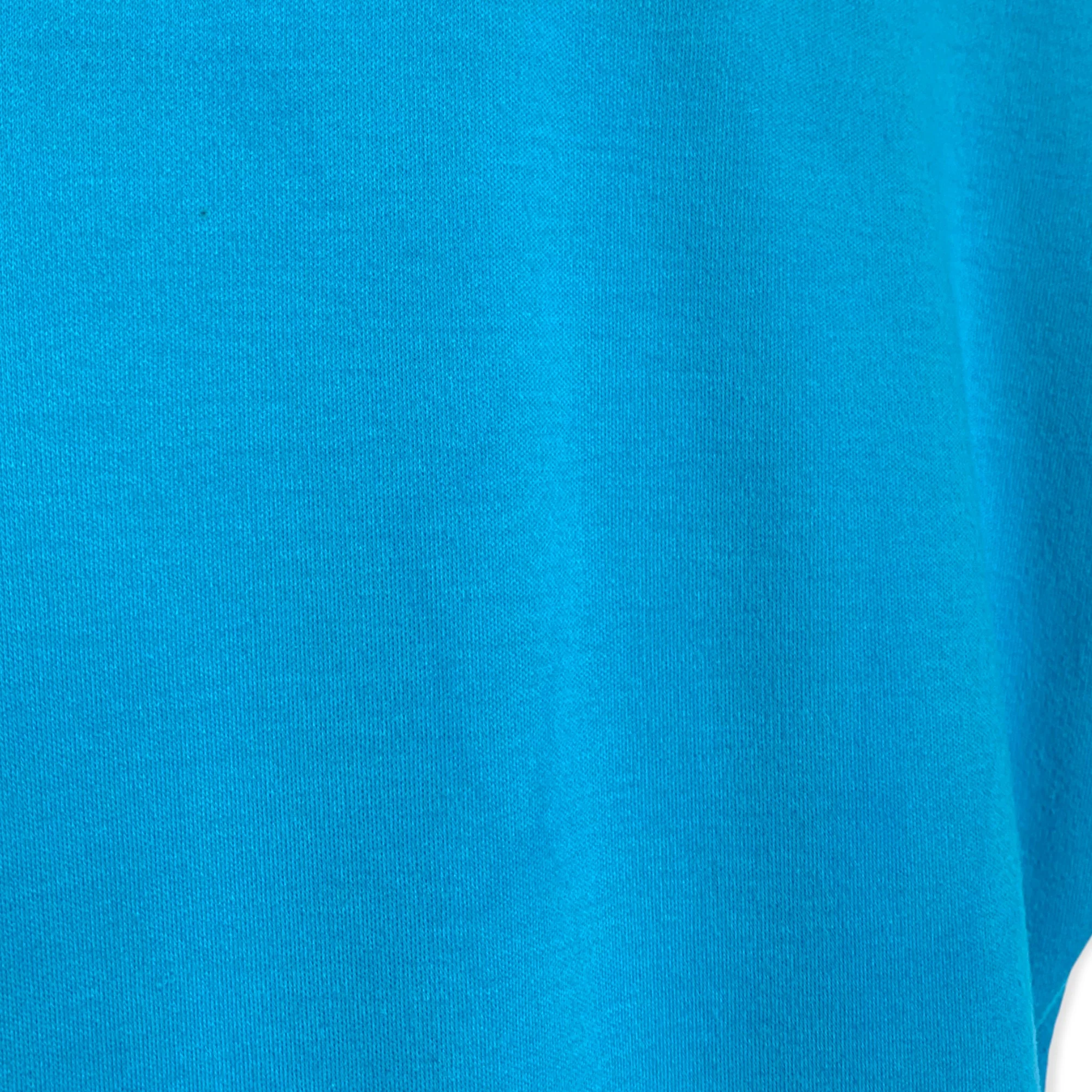 Vintage 80s Blue Casual Wide Shoulder Top by Alicia - Image 6