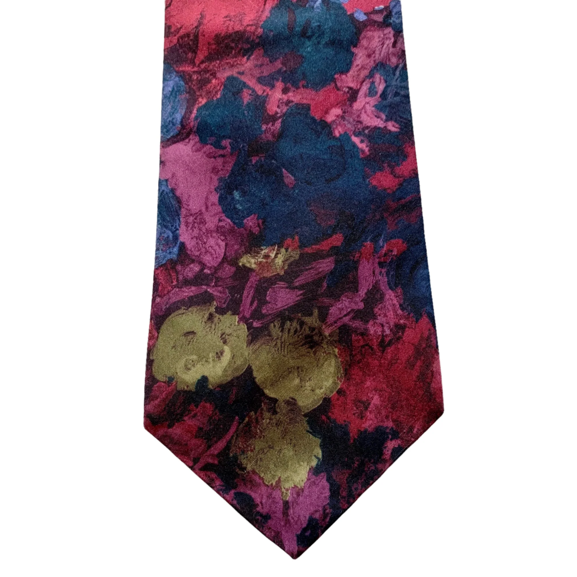 Vintage 80s Bright Print Ties Don Giovanni Tropical with Funky Abstract Bright - Image 5