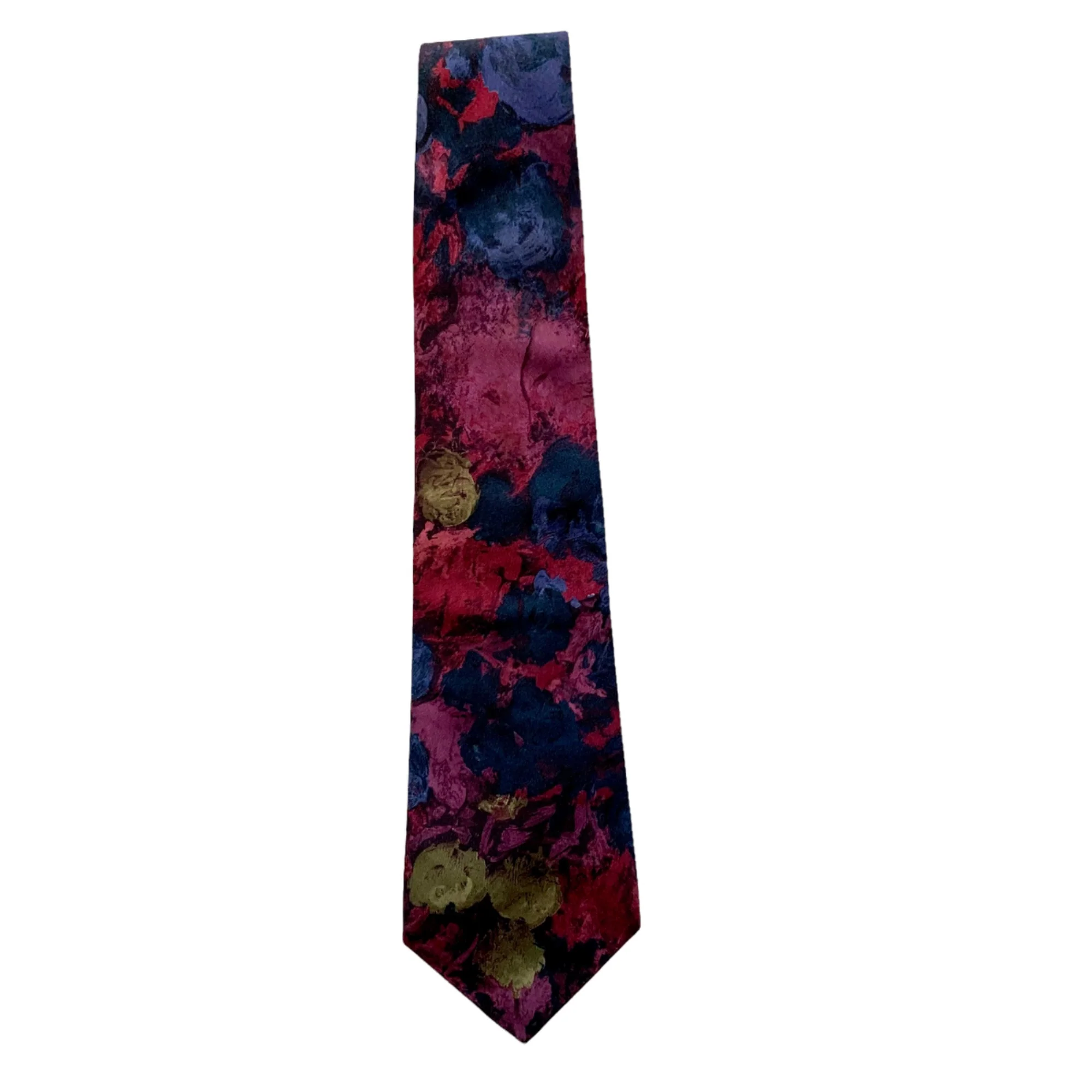 Vintage 80s Bright Print Ties Don Giovanni Tropical with Funky Abstract Bright - Image 6