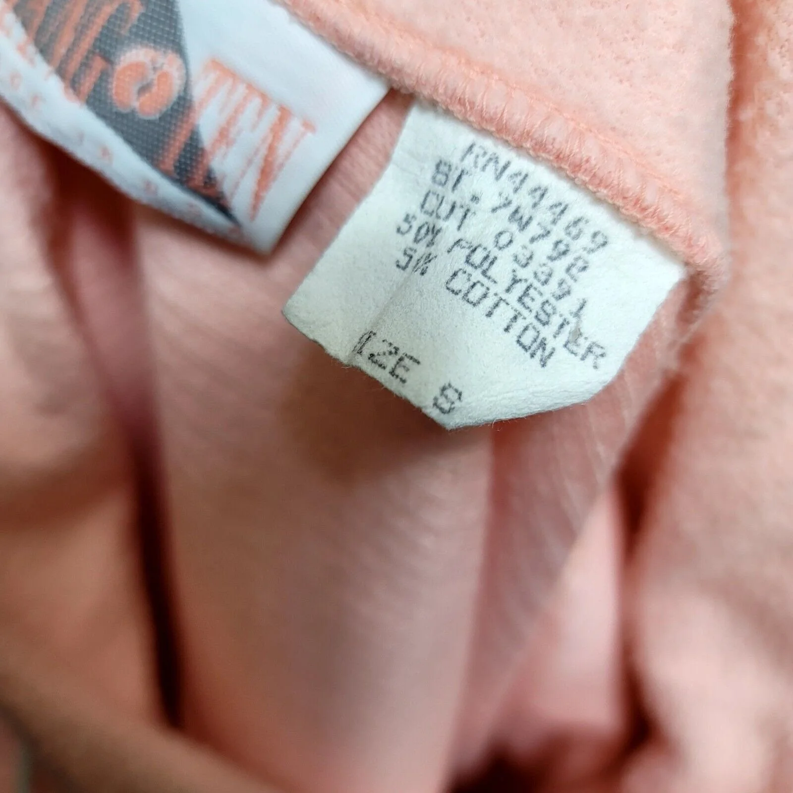 80s Pink Ribbed Dropped Waist Sweatshirt Dress By Hang Ten - Image 8