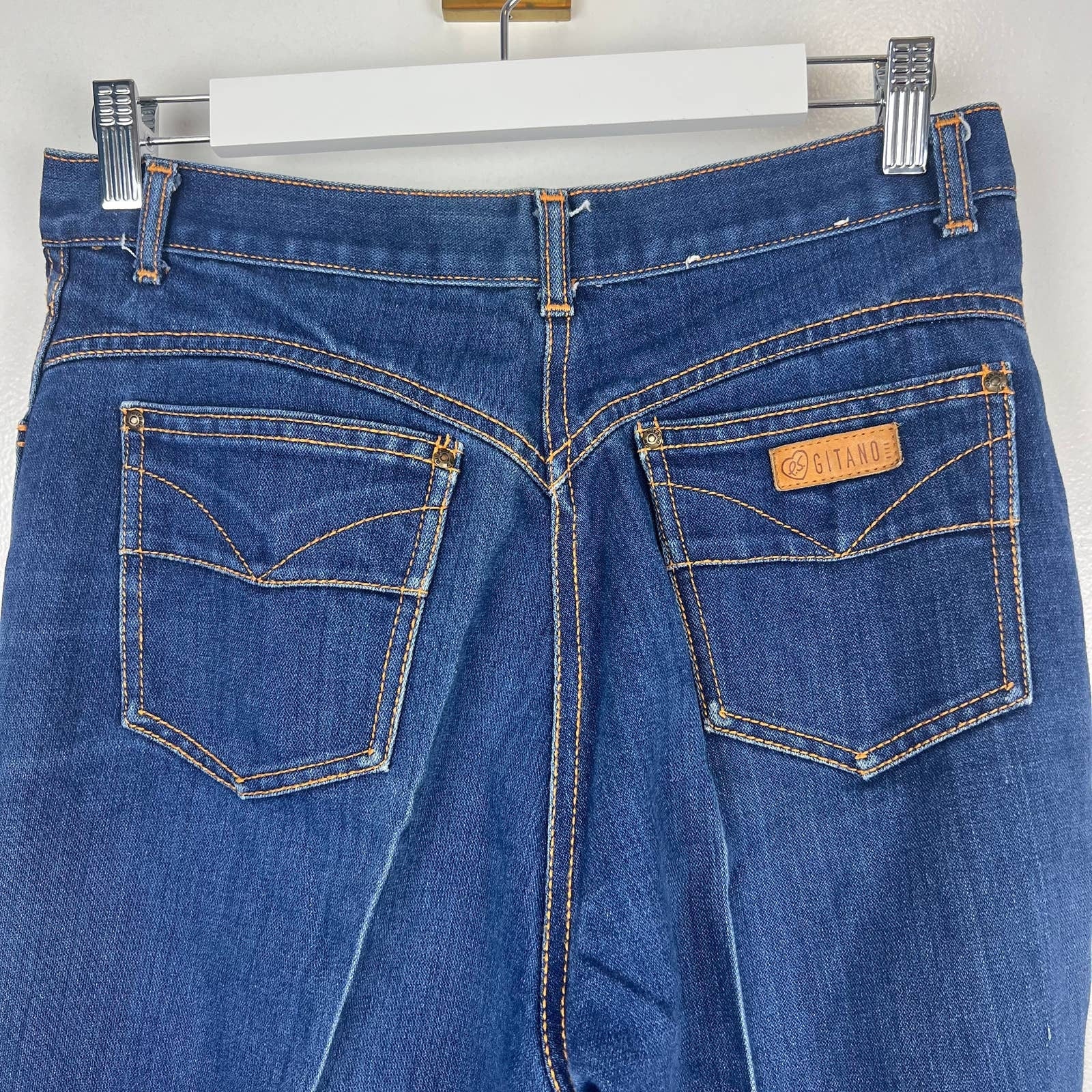 Vintage 80s High Rise Jeanes Front Seam Ankle Length Mom Tapered by Gitano - Image 5