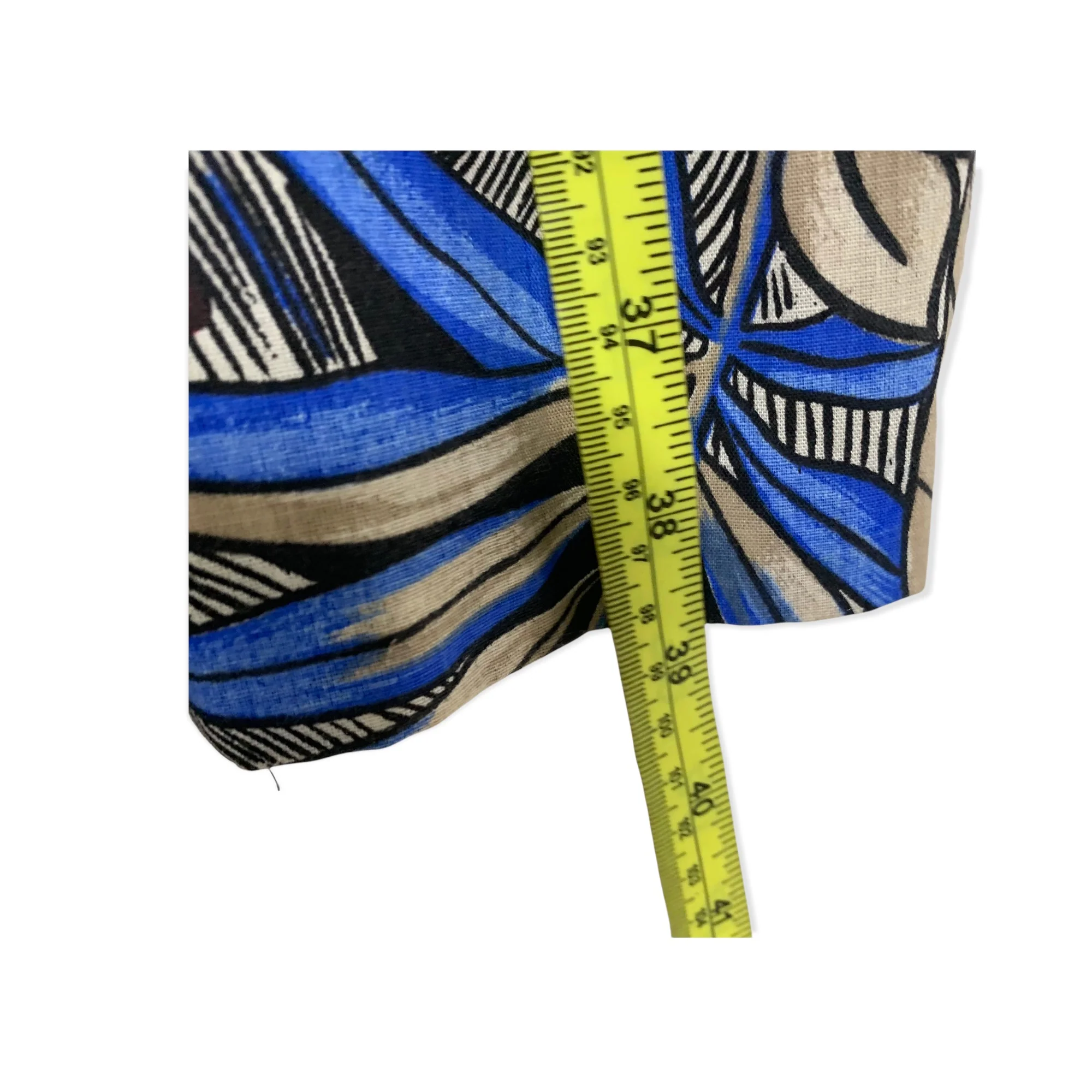 Vintage 80s Jungle Print Short Sleeve Knee Length Dress Small by Wild Dreams - Image 11