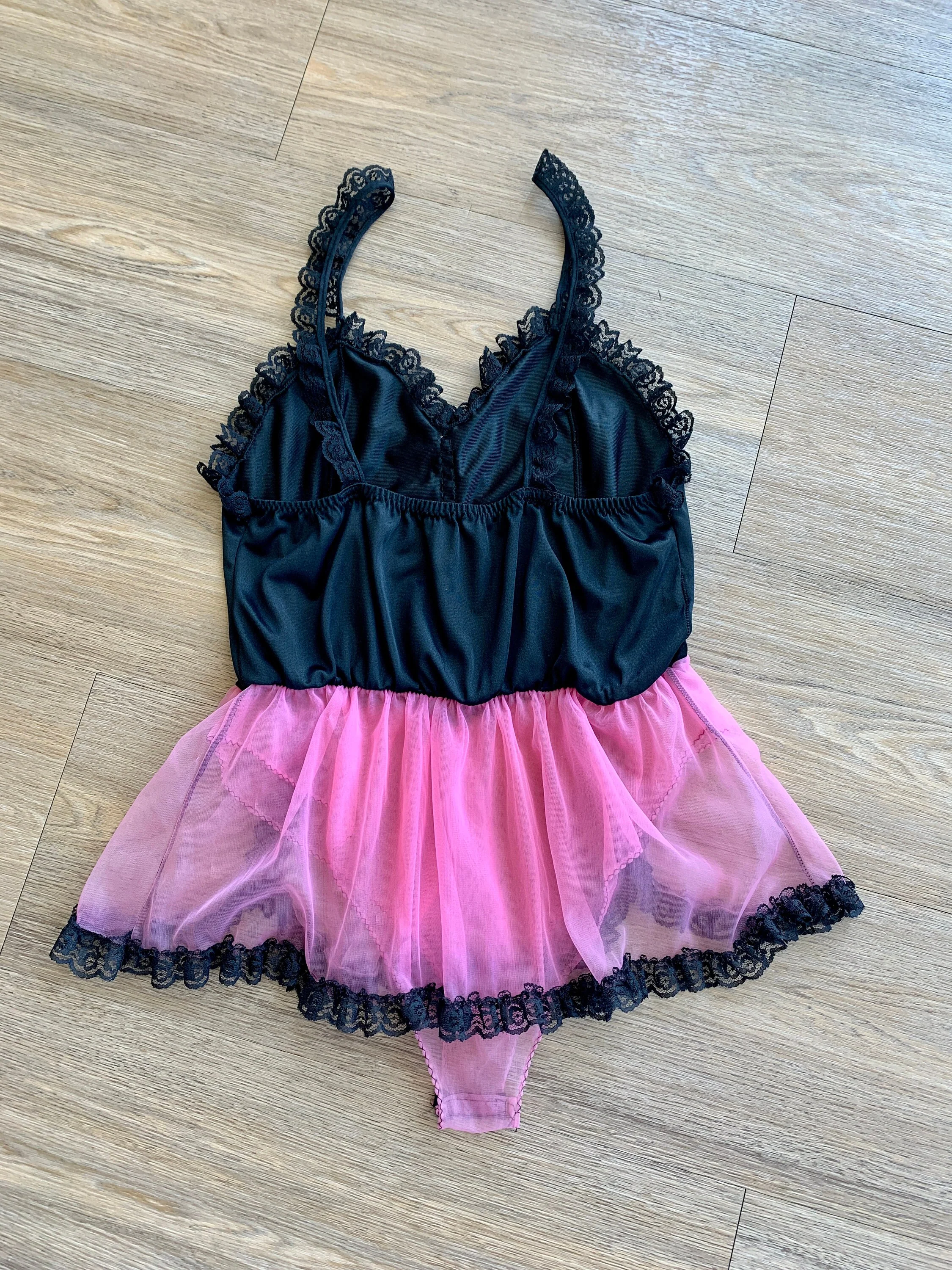 Vintage 80s Loves Delight Teddy Playsuit Sz M by Randi - Image 2