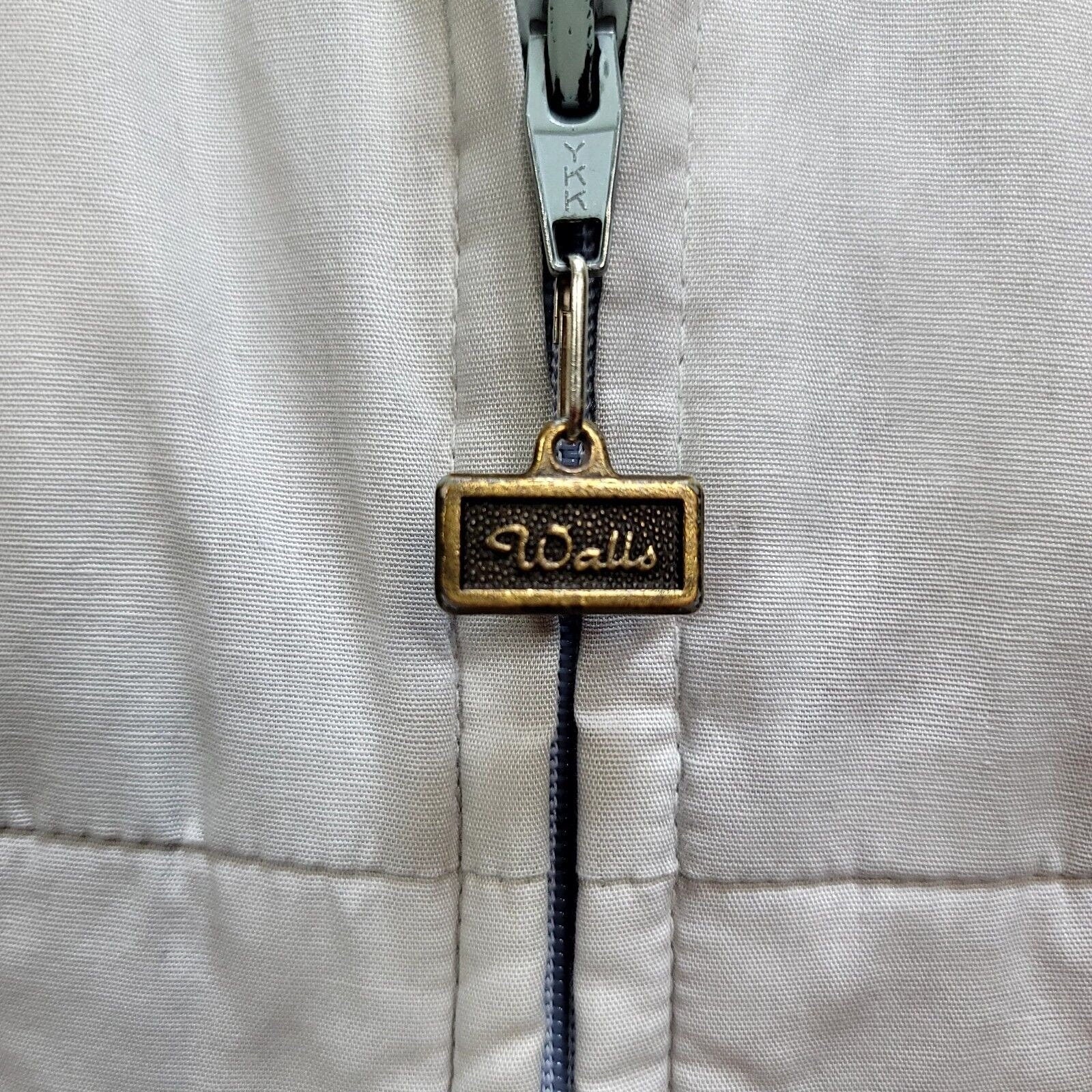 80s Bomber Jacket Full Zip Ribbed Banned Waist By Walls - Image 7