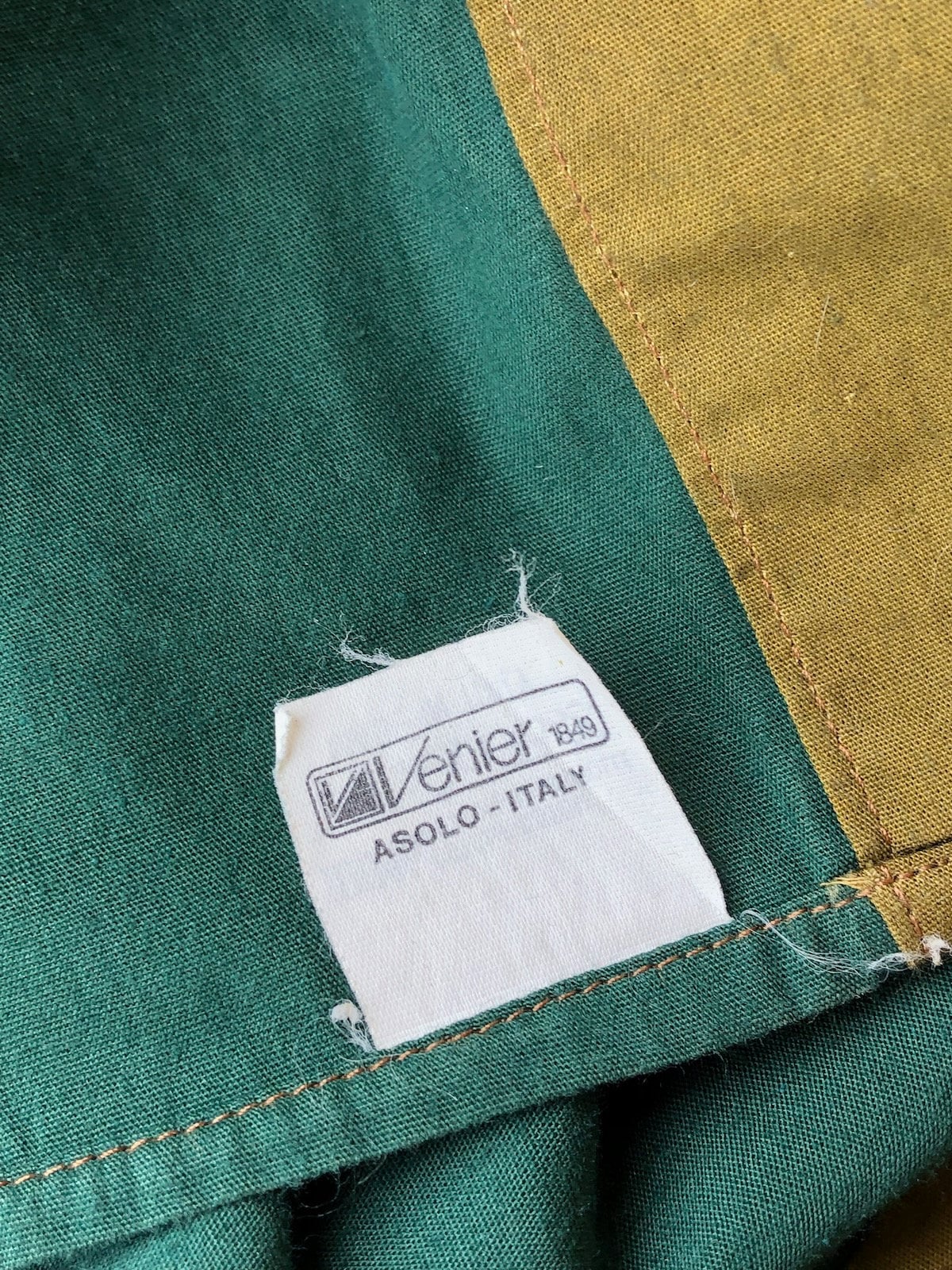 Vintage 80s Mens Patchwork Shirt Long Sleeves Sz L by Cyril's Beverly Hills - Image 9