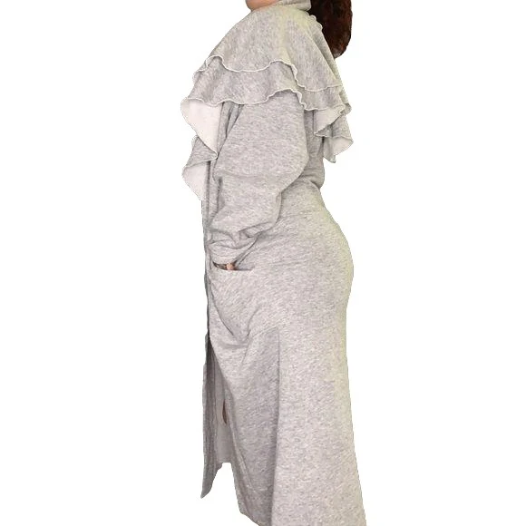 Vintage 80s Open Front Long Cardigan Duster Xl by Sachi - Image 3