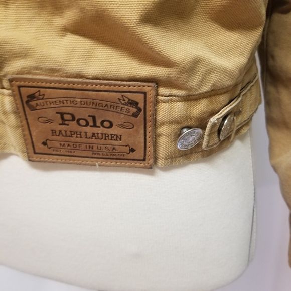 Vintage 80s Polo Ralph Lauren Duck Canvas Plaid Wool Blanket Lined Work Coat by Ralph Lauren - Image 6