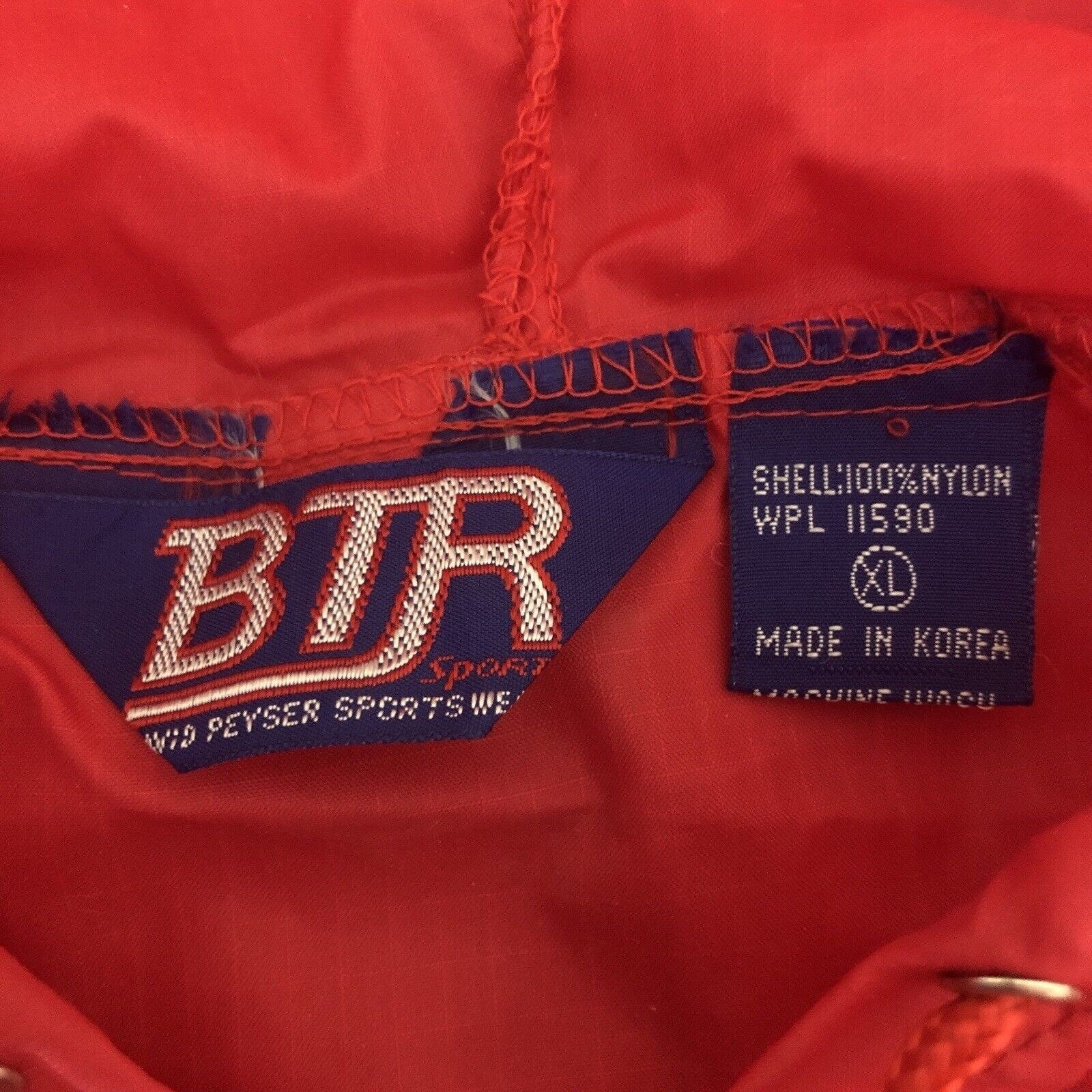 Vintage 80s Rain Poncho Jacket Deadstock Nwt Pontiac Nylon Xl Hooded Windbreaker by BTR - Image 5