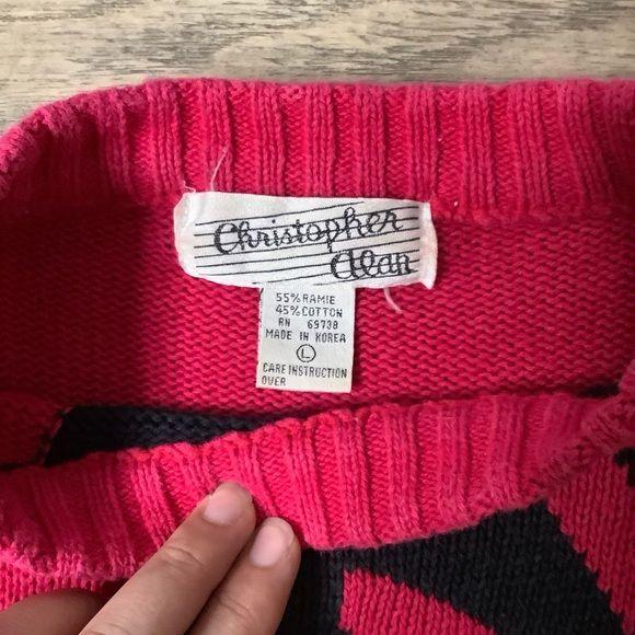 Vintage 80s Ramie Blend Long Sweater Large by Christopher Alan - Image 6