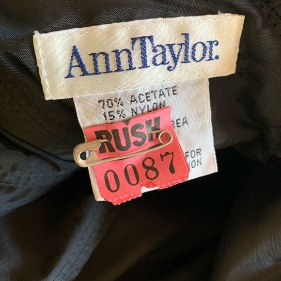 Vintage 80s Strapless Velvet Dress Cocktail Party Lbd by Ann Taylor - Image 12