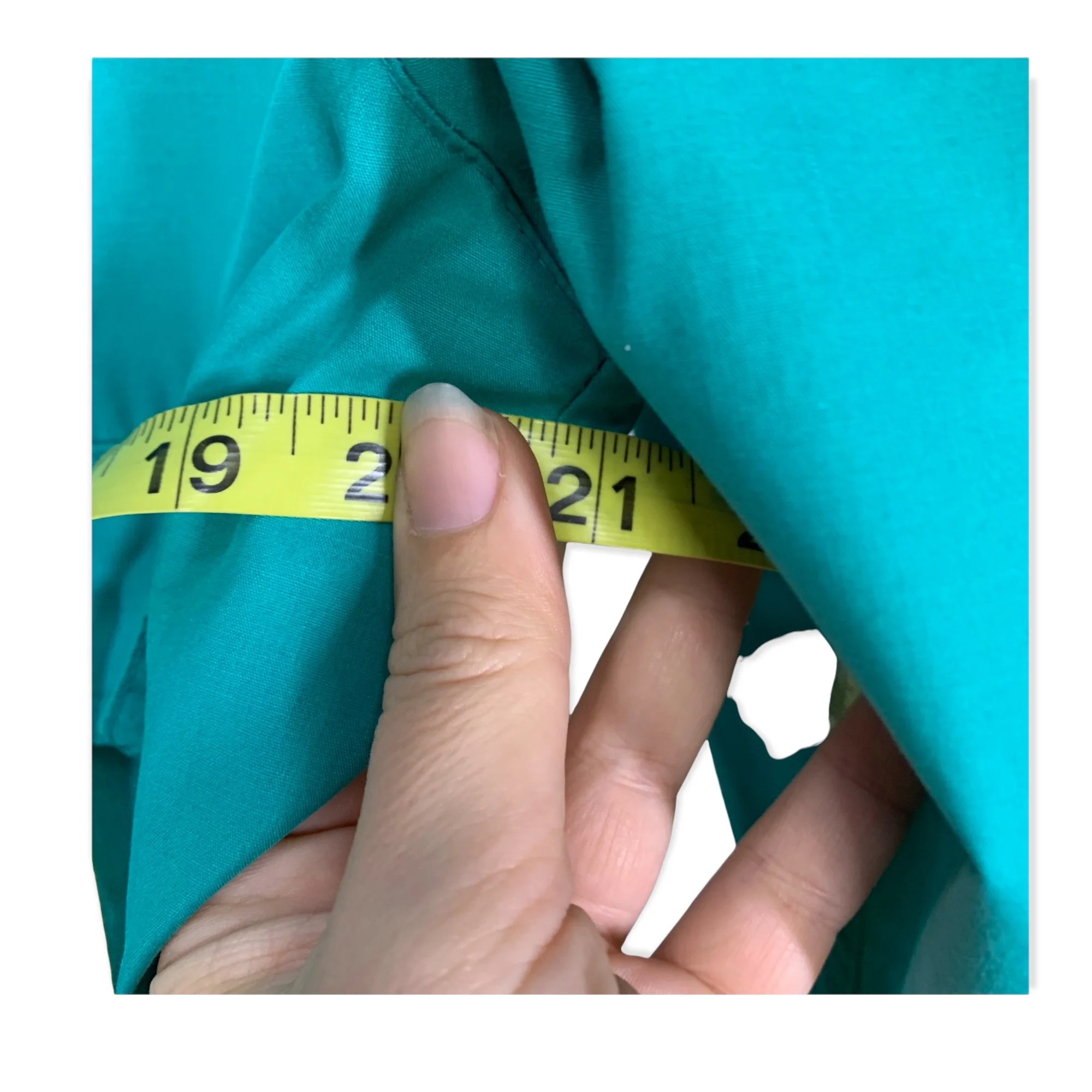 Vintage 80s Turquoise Zip Up Jacket Large by Members Only - Image 5