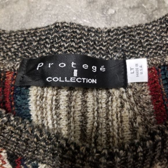 Vintage 90s 00s Cosby Biggie Pullover Crewneck Acrylic Knit Sweater Lg T by Protégé - Image 7