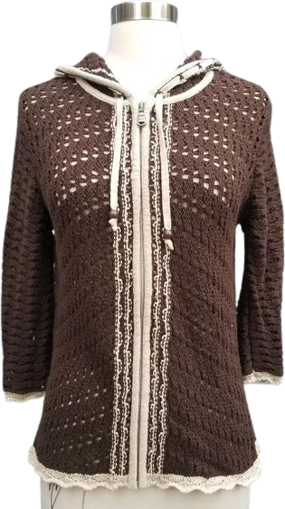 Vintage 90s 00s Eddie Bauer Knit Sweatshirt Medium by Eddie Bauer