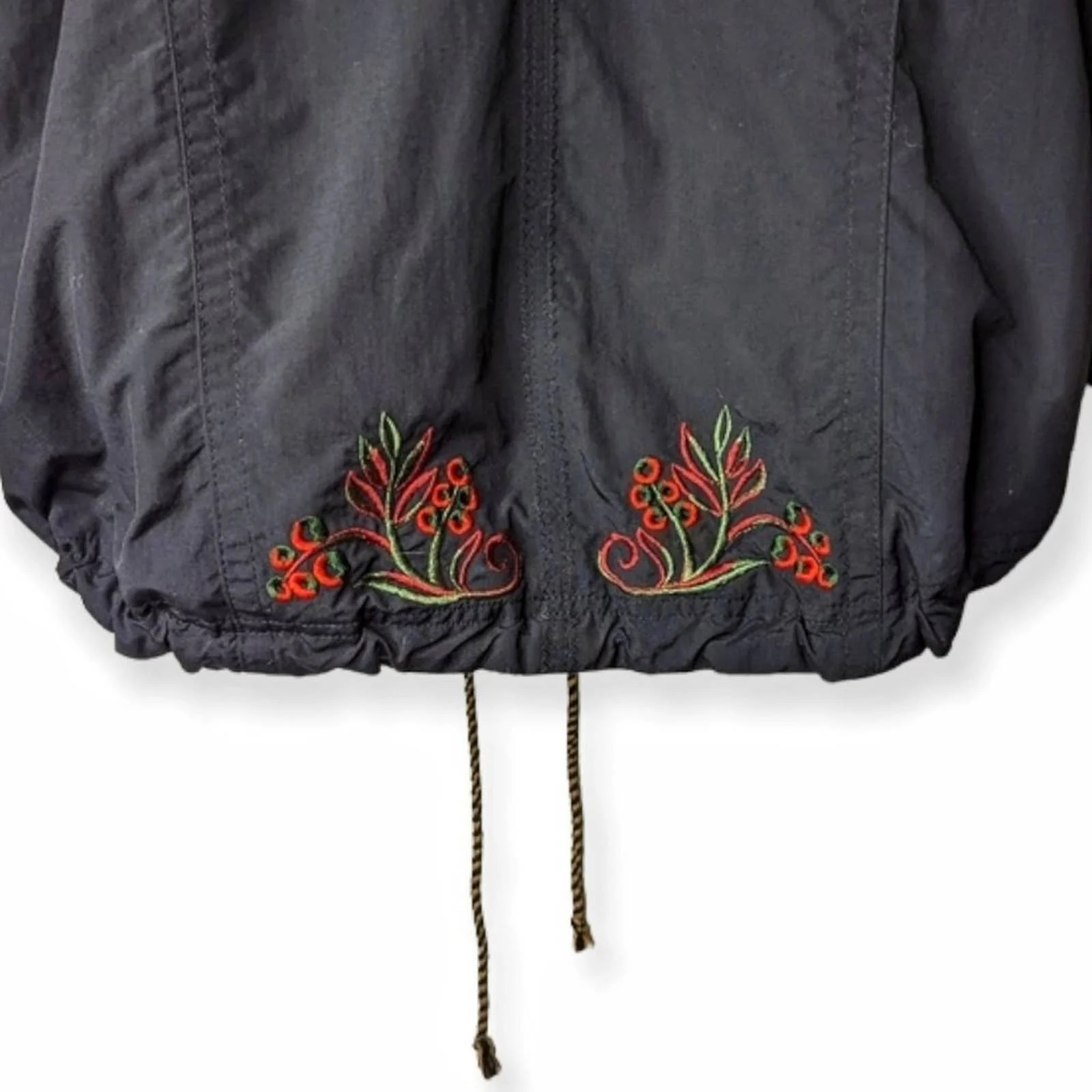 Vintage 90s 00s Embroidered Ski Coat Jacket Black Red M by Bogner - Image 10