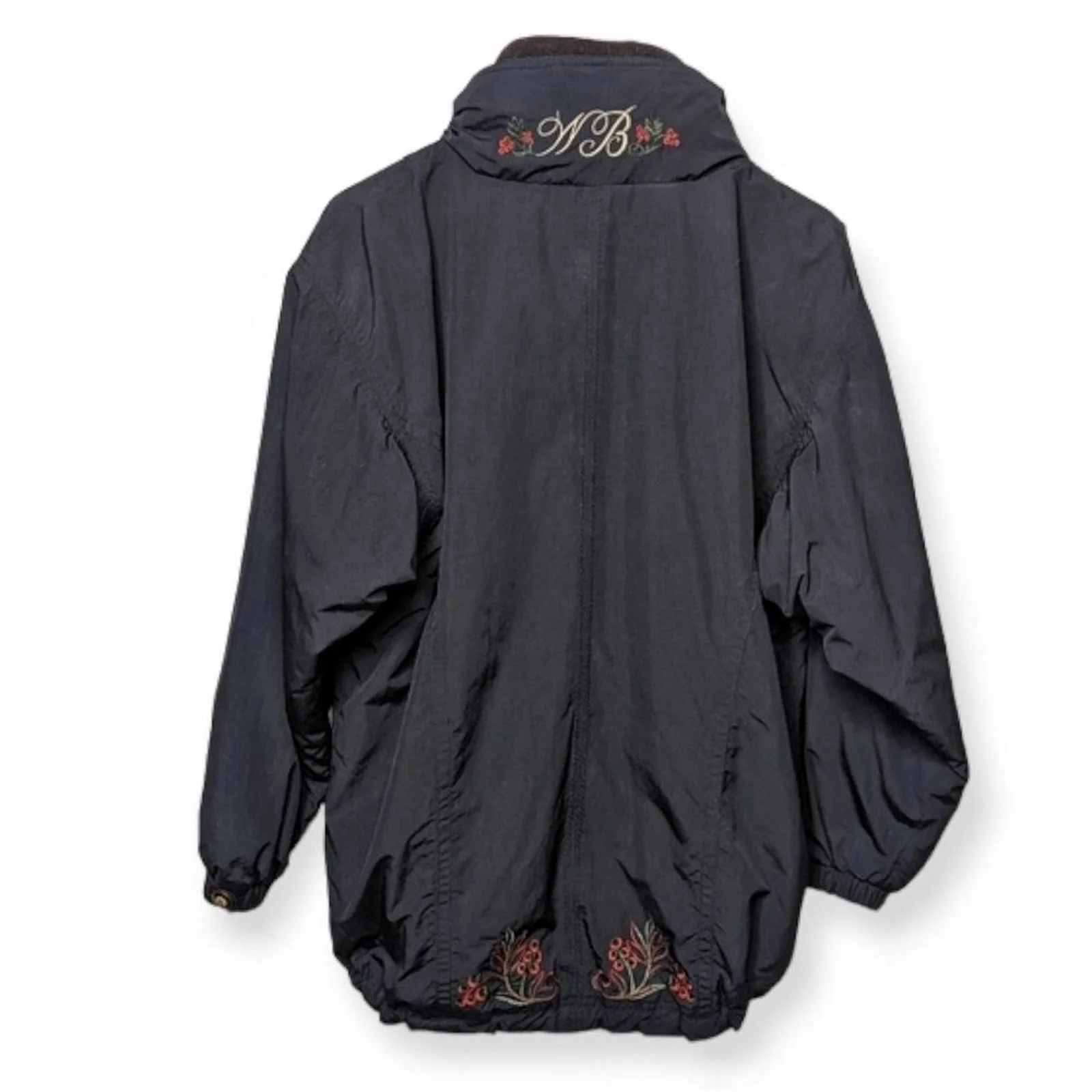 Vintage 90s 00s Embroidered Ski Coat Jacket Black Red M by Bogner - Image 2