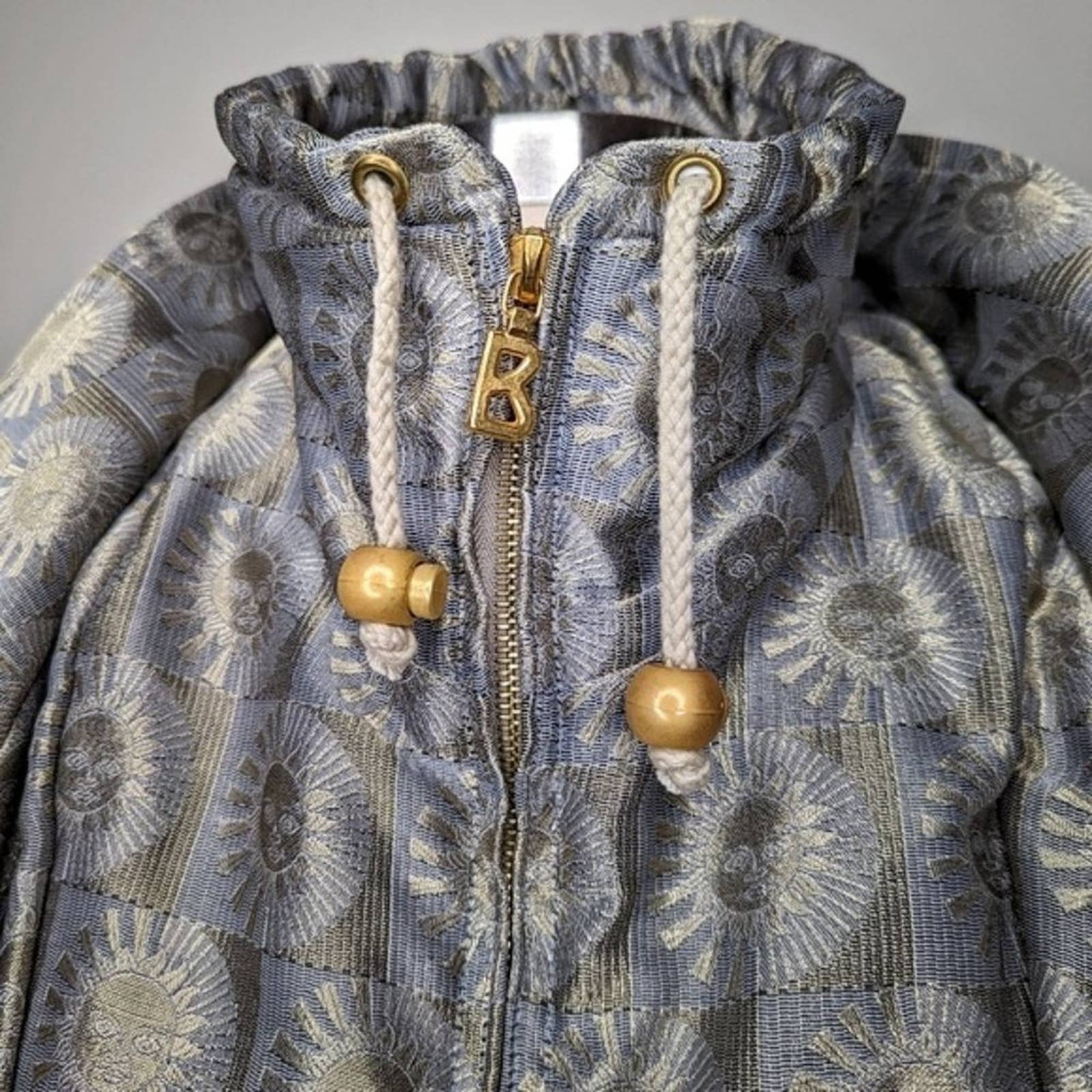 Vintage 90s 00s Lulrex Metallic Sun Print Ski Jacket by Bogner - Image 5