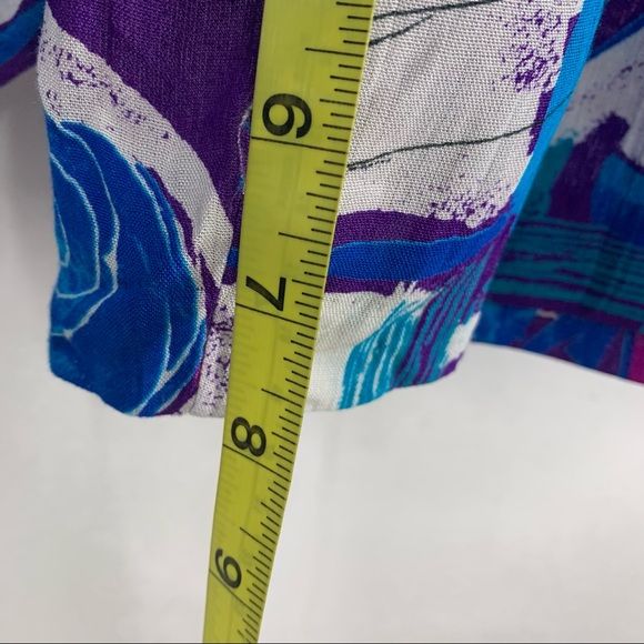 Vintage 90s Abstract Print Casual Shorts Medium by Pyke Unlimited - Image 12