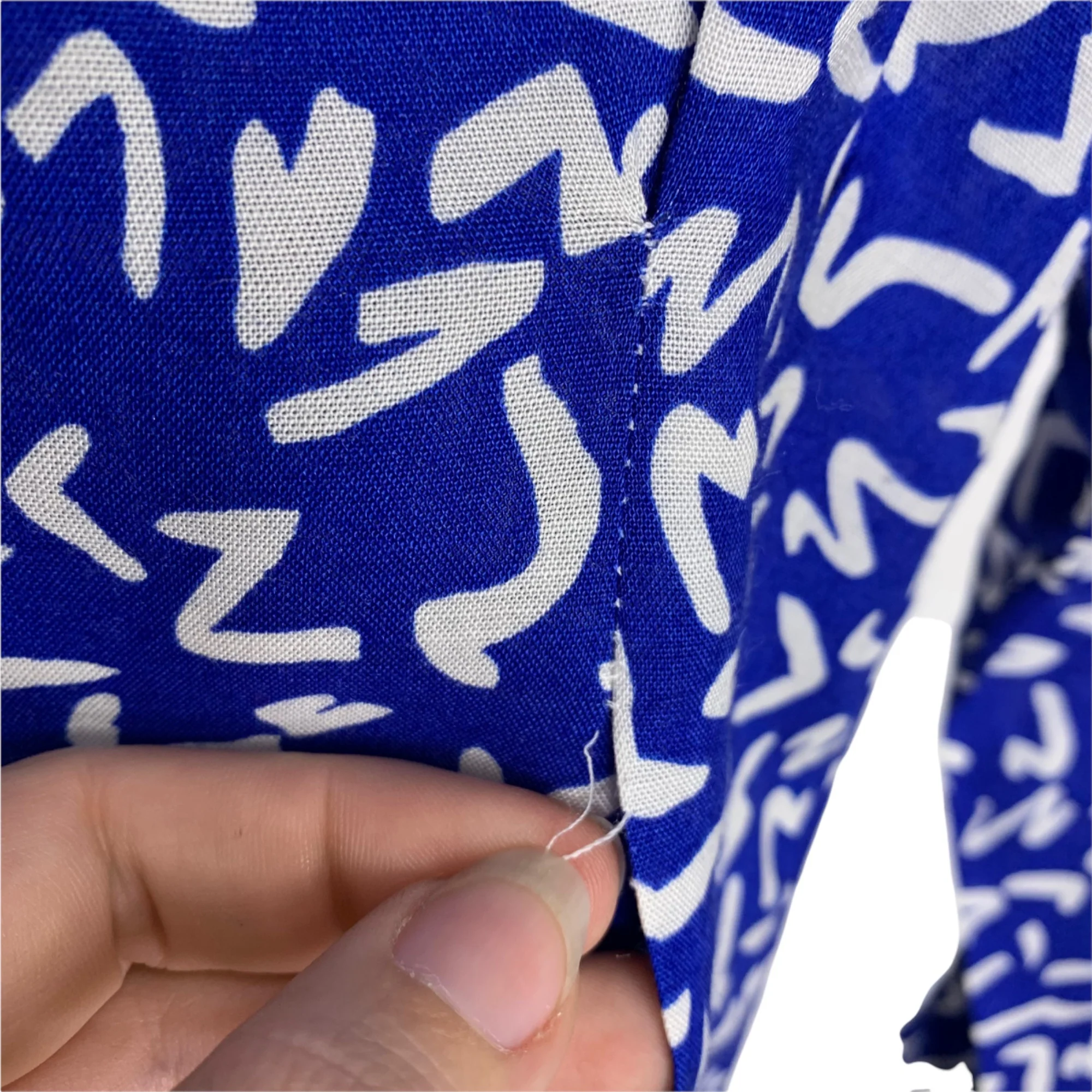 Vintage 90s Abstract Print Tapered Waist Top Size 3 by Jenna Ashley - Image 12