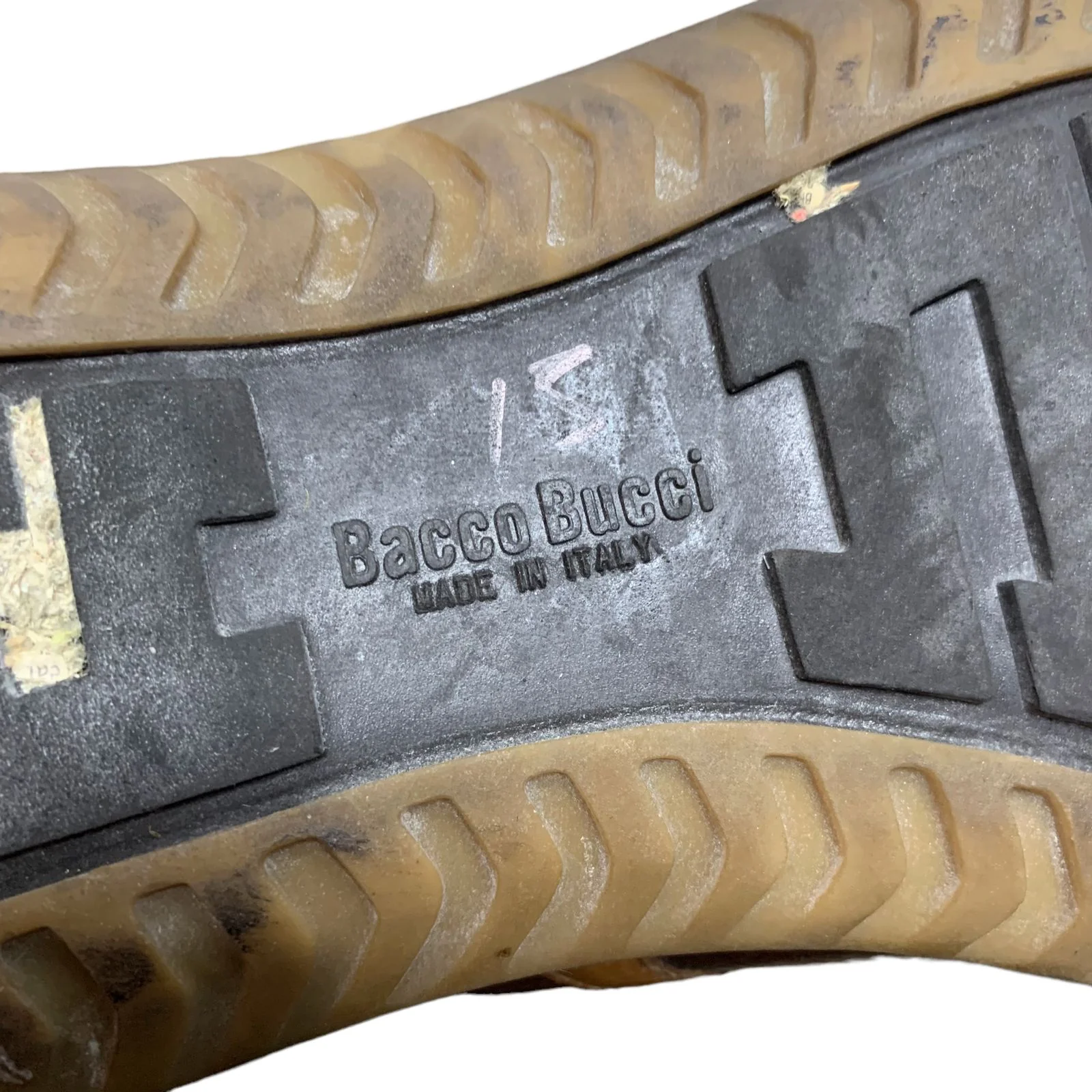 Vintage 90s Bacco Bucci Leather Italian Sneakers Brown Lace Up Square Toe by Bacco Bucci - Image 8