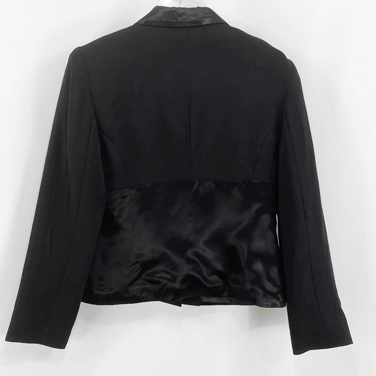 Vintage 90s Black Blazer Suit Jacket - Image 2