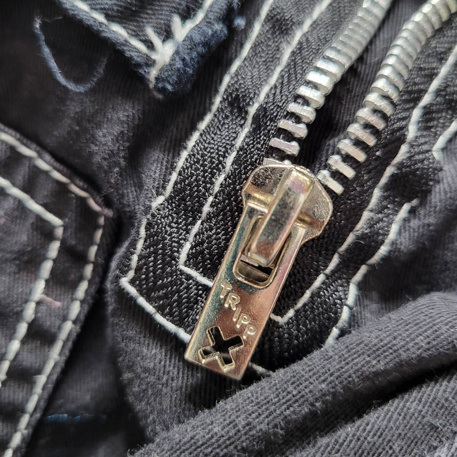 Vintage 90s Black Bondage Pants by Tripp NYC - Image 10