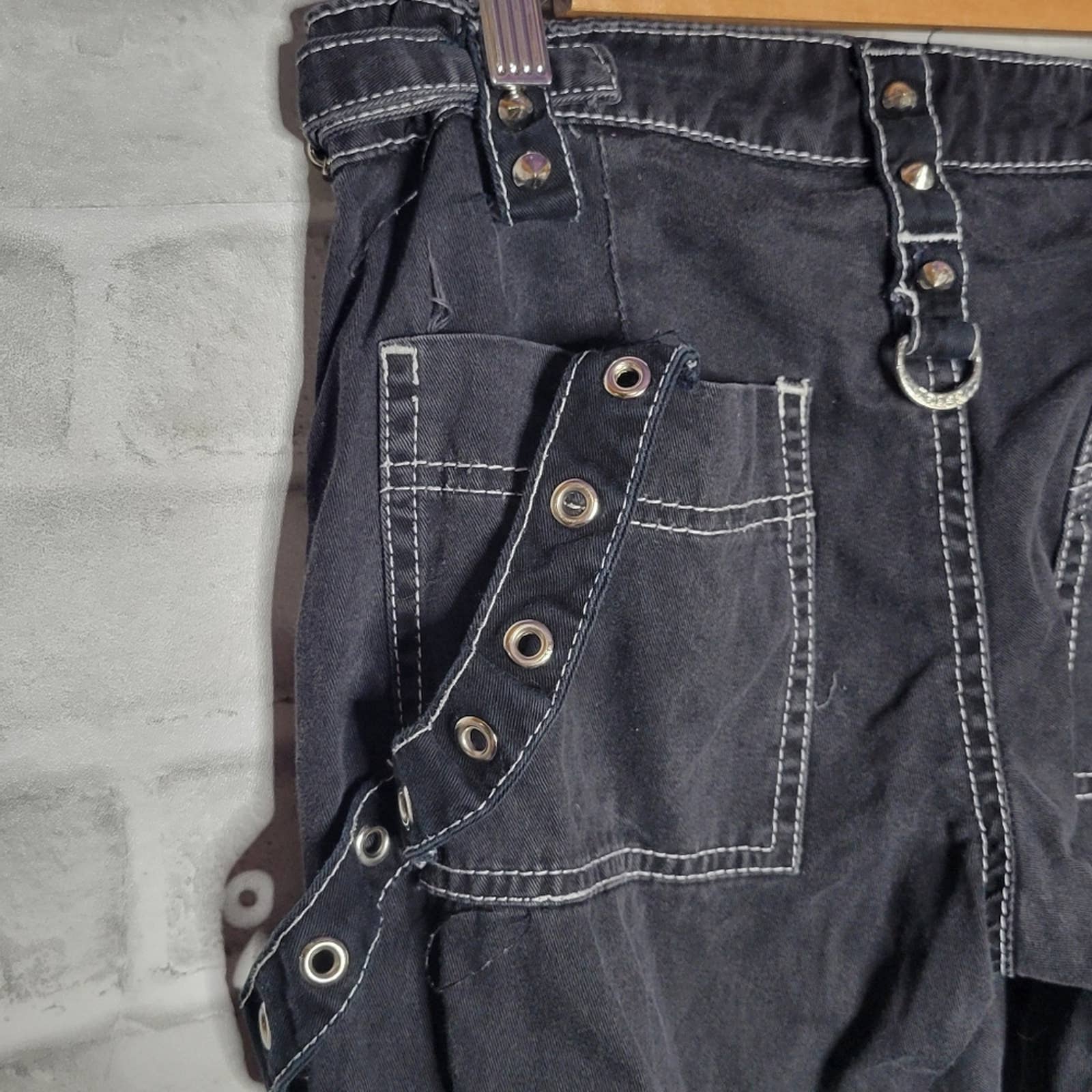Vintage 90s Black Bondage Pants by Tripp NYC - Image 5