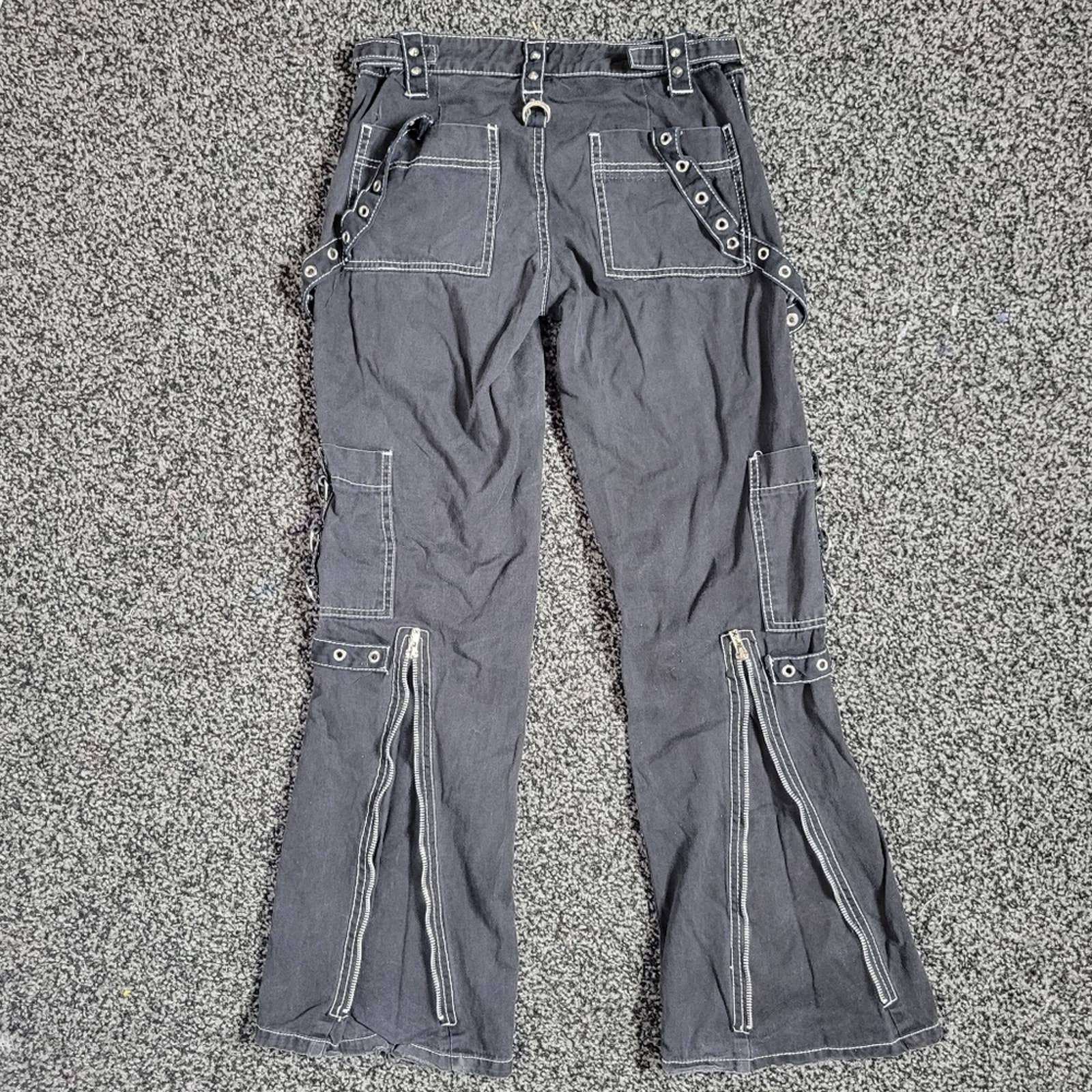 Vintage 90s Black Bondage Pants by Tripp NYC - Image 7