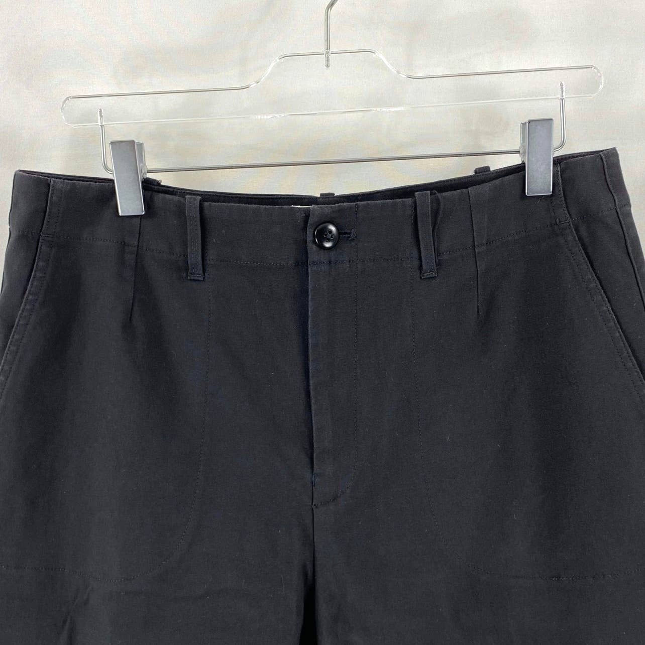 Vintage 90s Black Knee Length Bermuda Dress Shorts by Leggiadro - Image 5