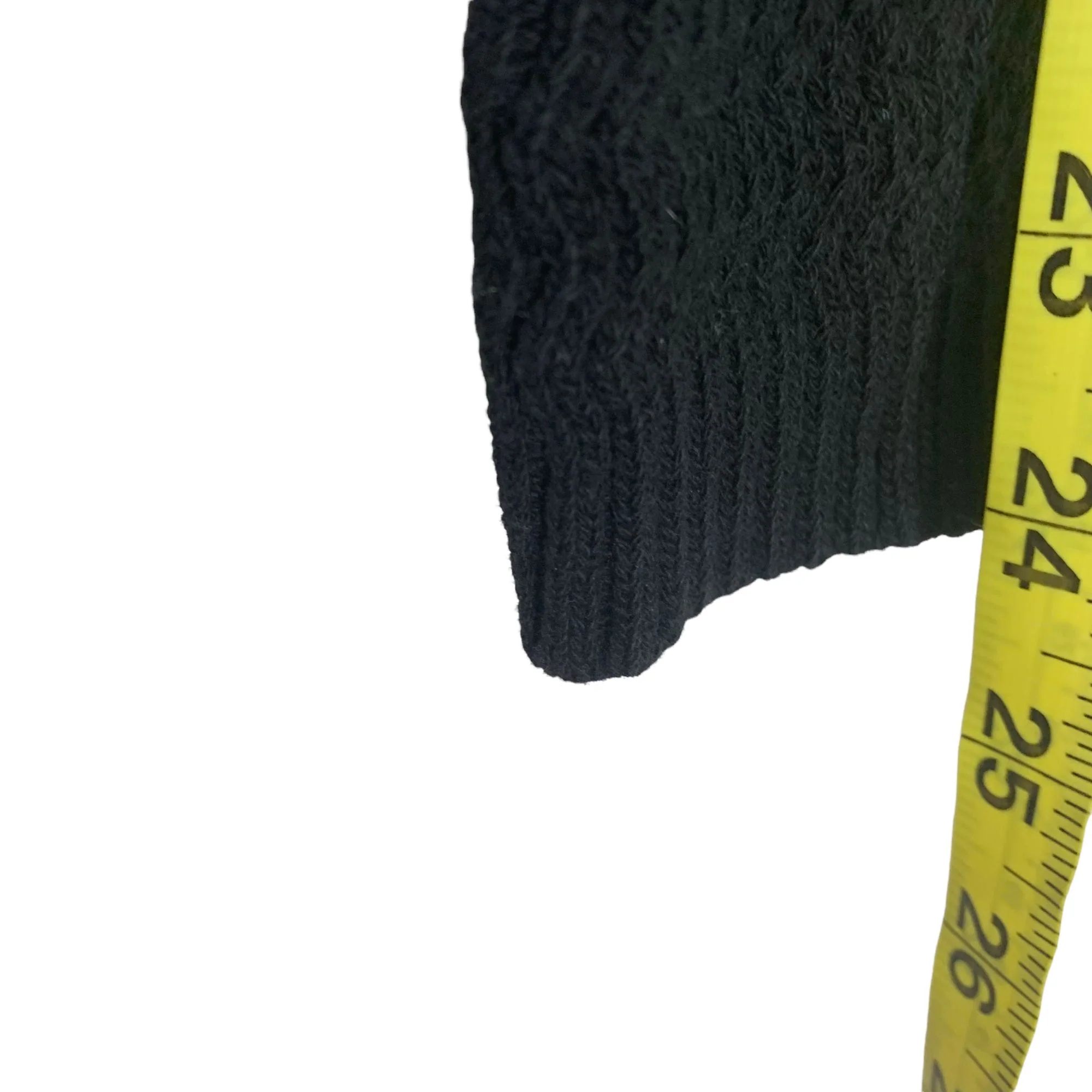 Vintage 90s Black Velour Long Sleeve Sweater by Lizsport - Image 6