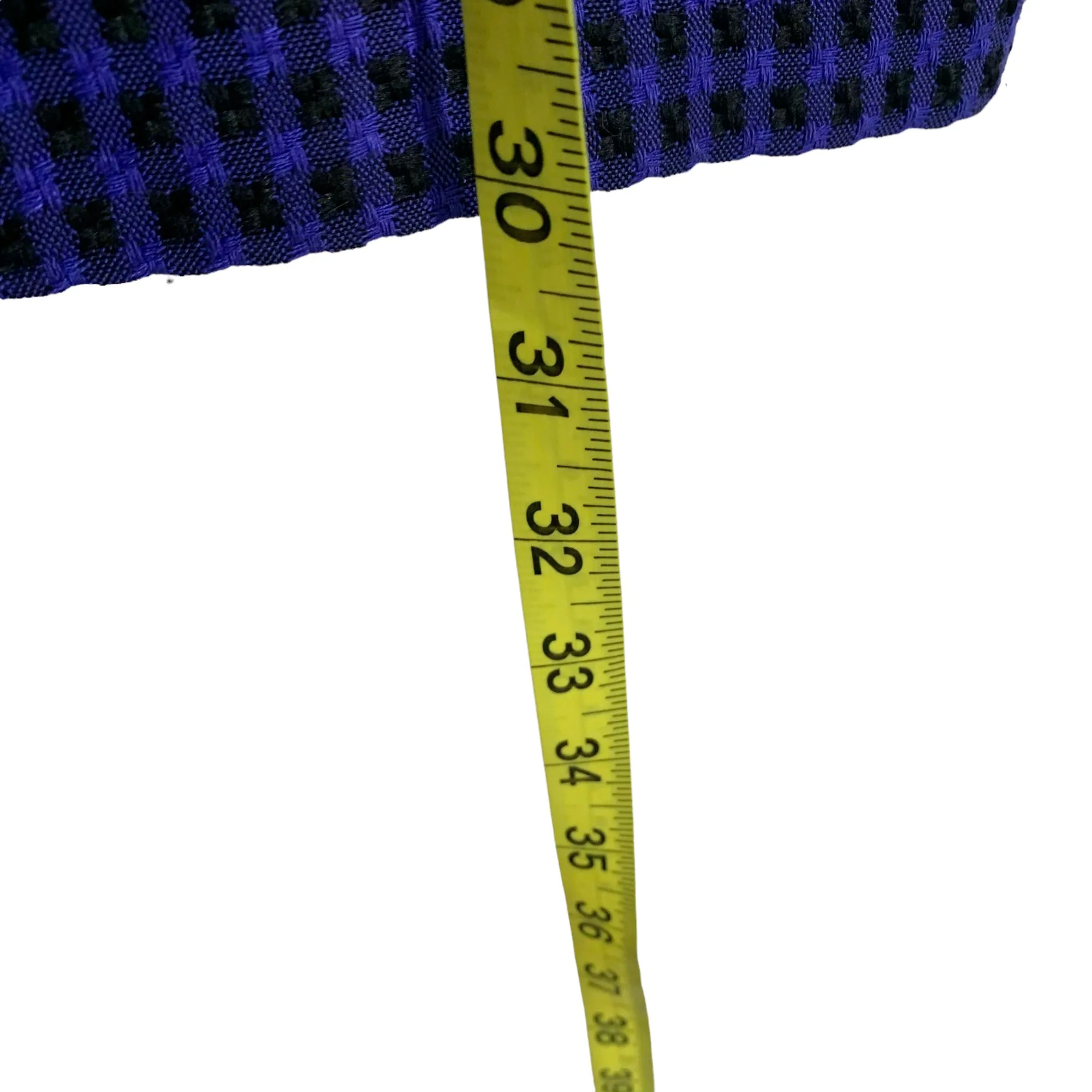 Vintage 90s Blue Black Gingham Single Button Blazer by Requirements - Image 8
