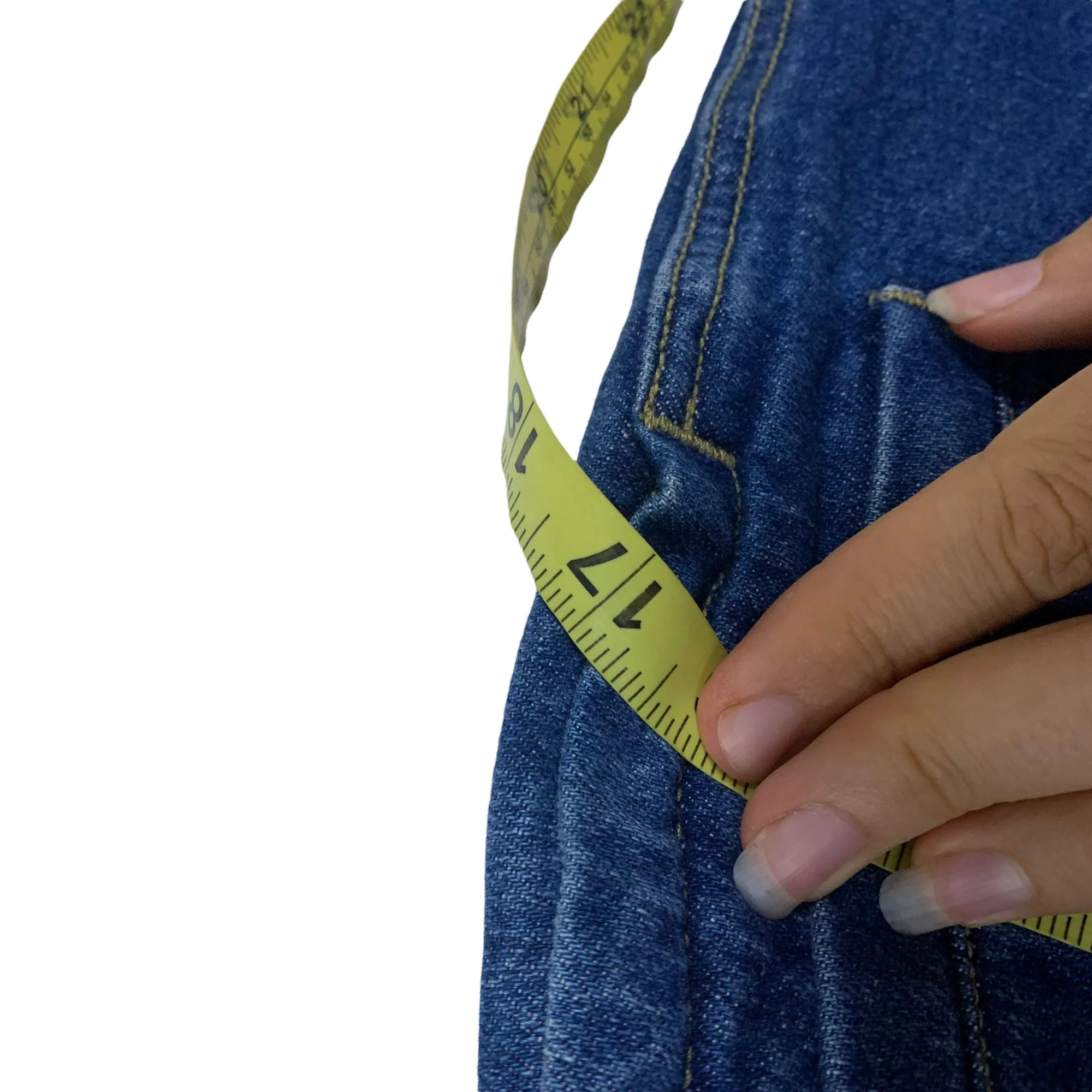 Vintage 90s Blue Denim Stirrup High Rise Pants Size 4 by LizWear - Image 11