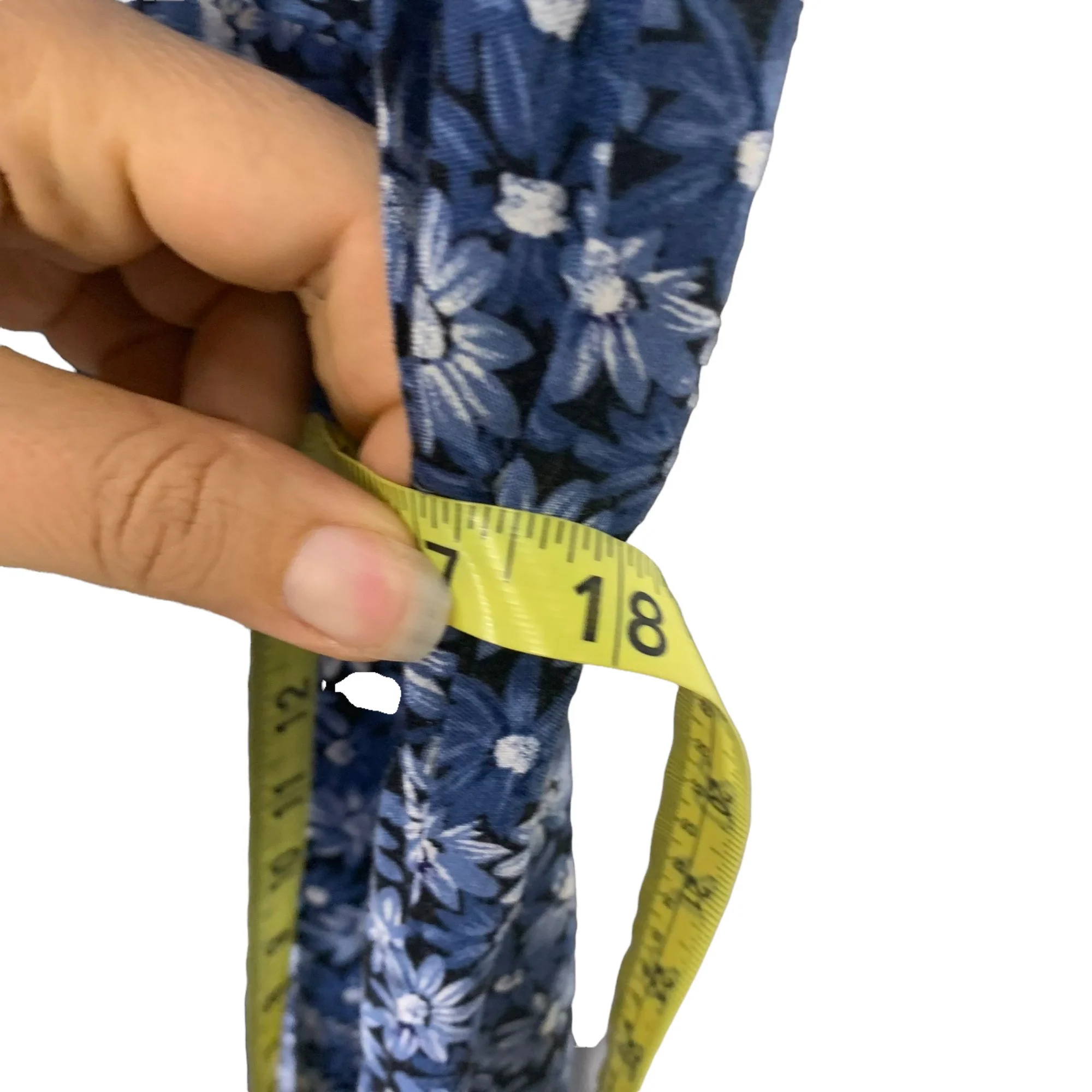 Vintage 90s Blue Floral Grunge Sleeveless Full Length Dress by Jennifer Moore - Image 5