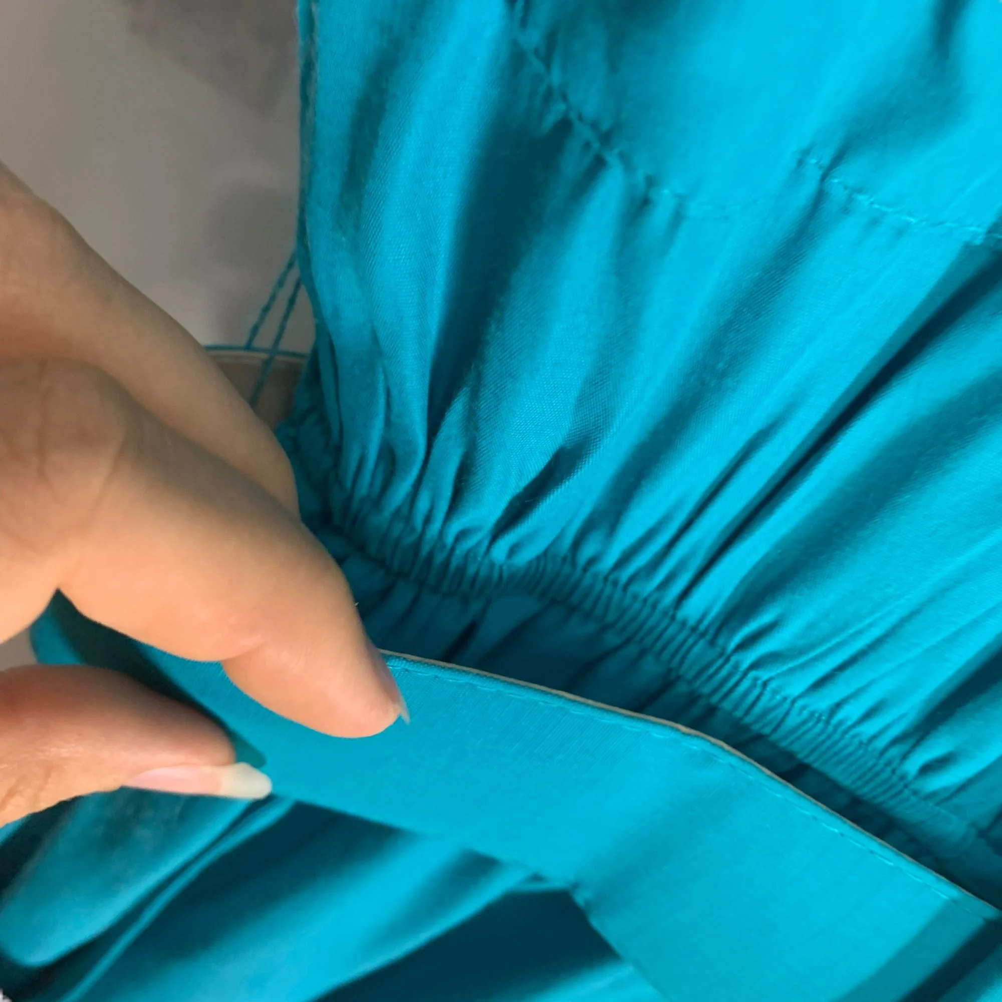 Vintage 90s Blue Long Sleeve Belted Button Up Collared Jumpsuit Small by  Carol Anderson - Image 15