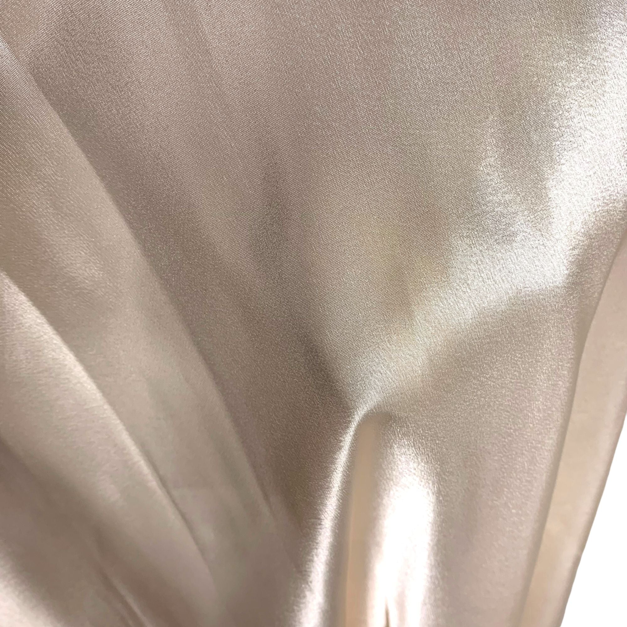 Vintage 90s Blush Pink Satin Full Length Nightgown Medium by Dentelle - Image 9
