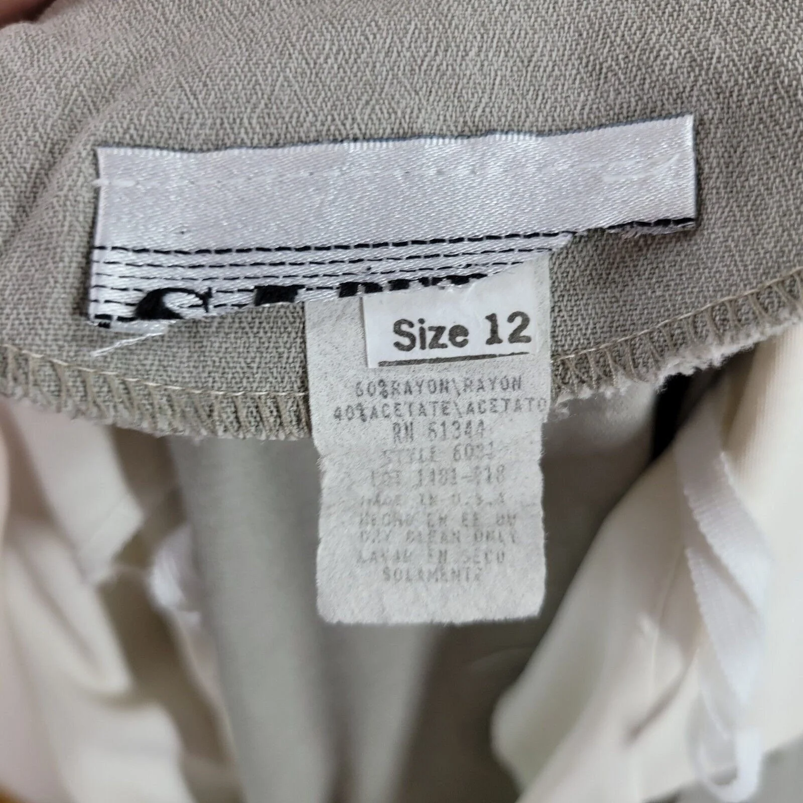 Vintage 90s Dress Vest Size 12 Secretary Career Teacher Layered Embellished - Image 10