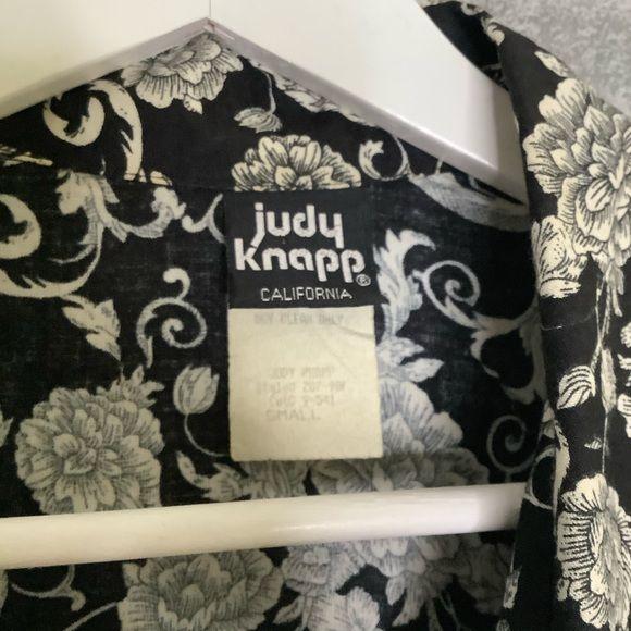 Vintage 90s Floral Print Blazer Small by Judy Knapp - Image 4