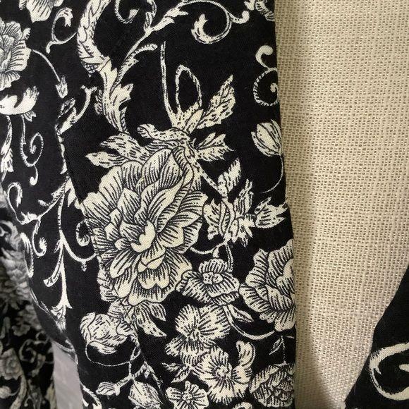 Vintage 90s Floral Print Blazer Small by Judy Knapp - Image 9
