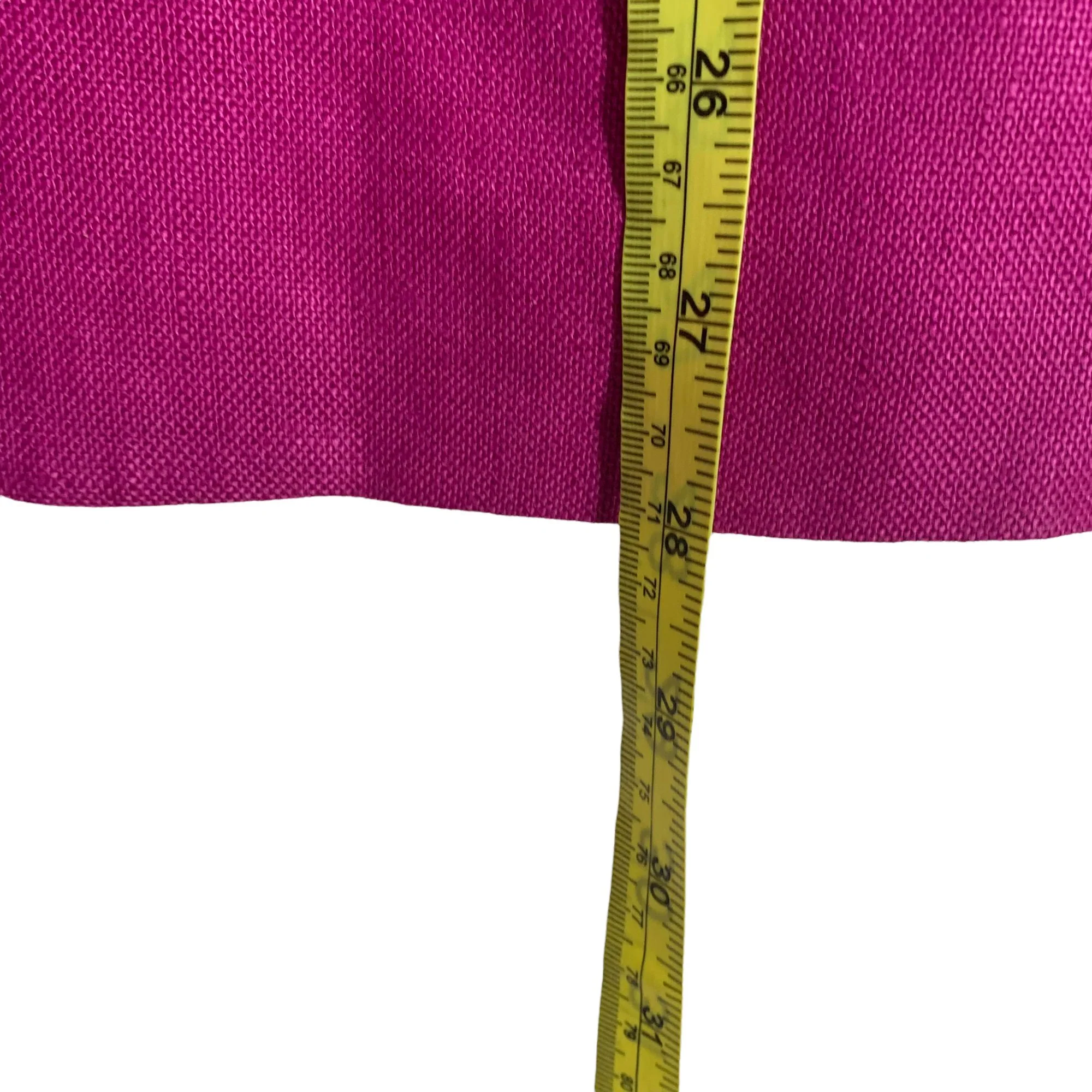Vintage 90s Fuchsia Double Button Linen Blazer Small by Anne Klein - Image 8