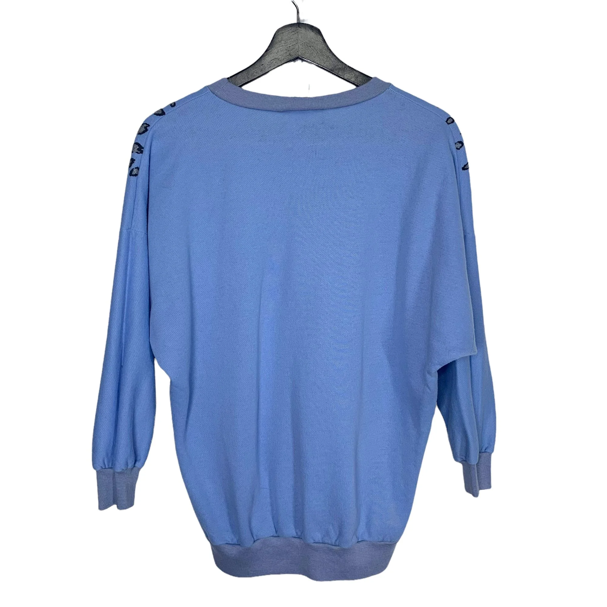Vintage 90s Glitter Cheetah Graphic Sweatshirt by Renee - Image 3