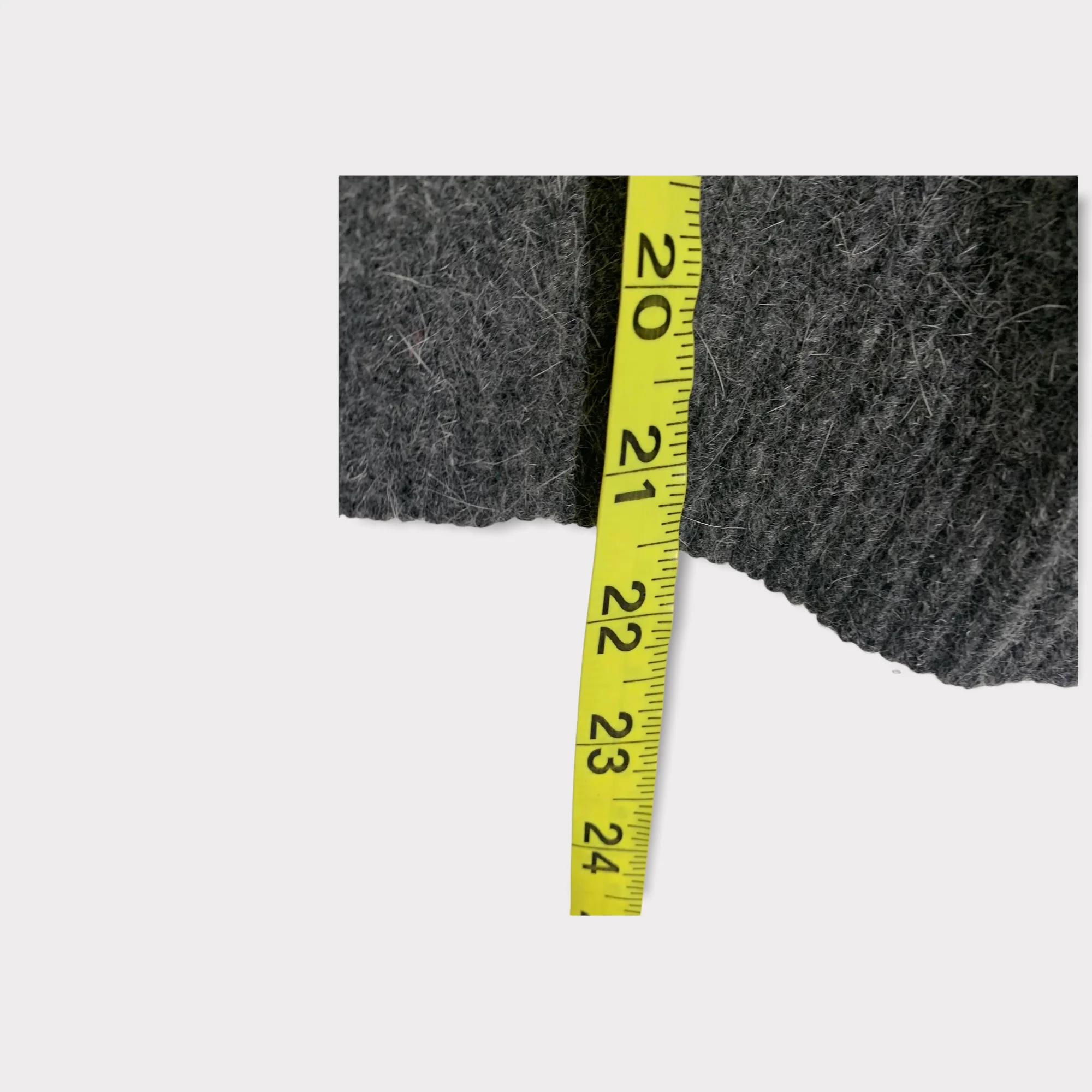Vintage 90s Gray Angora Lambswool Blend Button Up Cardigan Medium by JH Collectibles - Image 5
