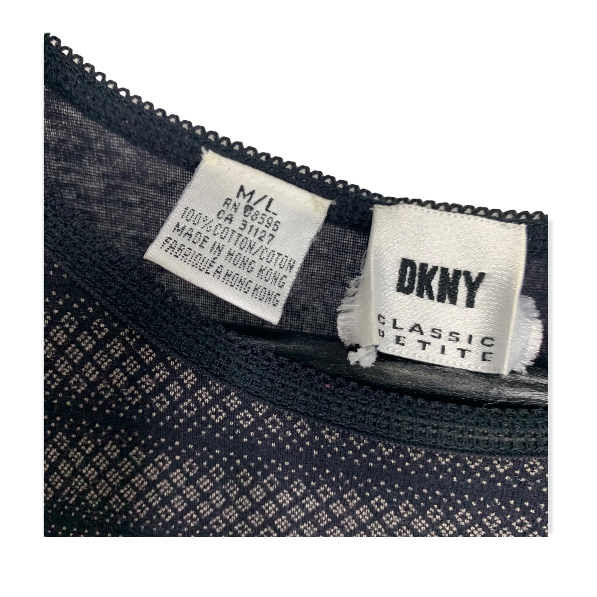 Vintage 90s Gray Stripe Babydoll Micro Mini Dress by Dkny - Image 8