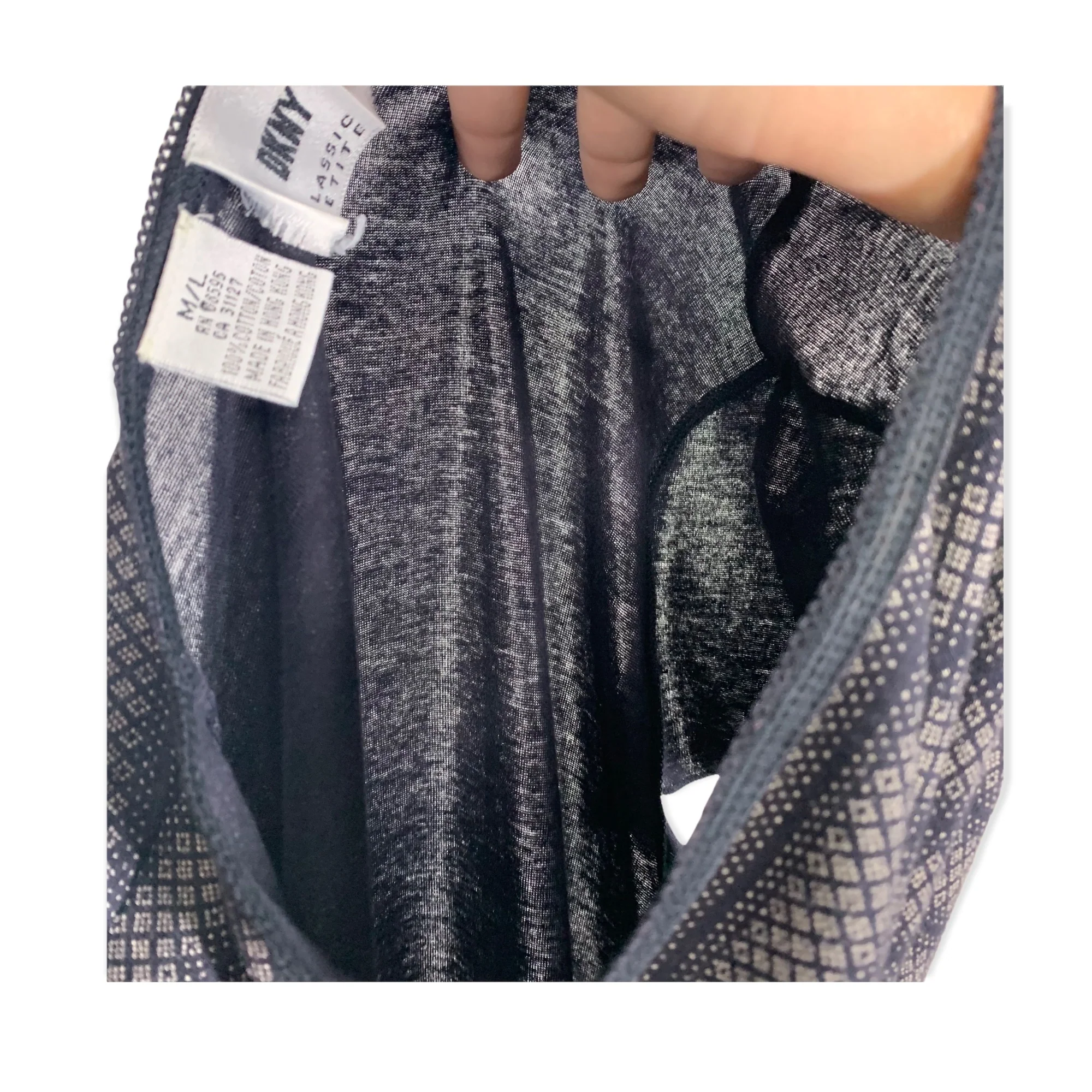 Vintage 90s Gray Stripe Babydoll Micro Mini Dress by Dkny - Image 9