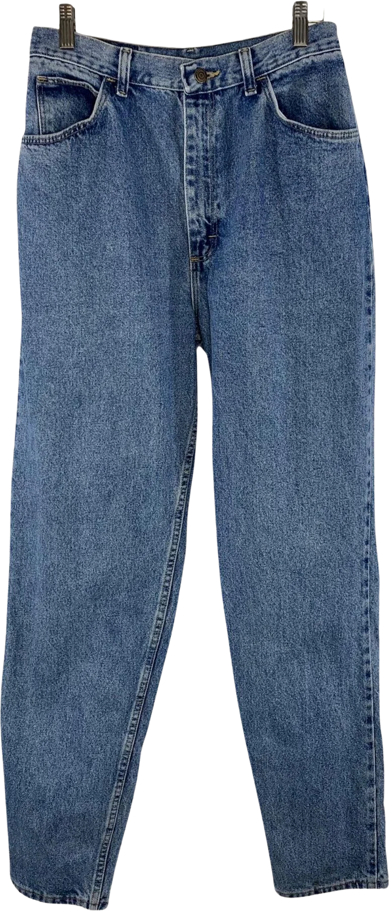 Vintage 90s High Tapered Waist Jeans 12 Long by Gitano