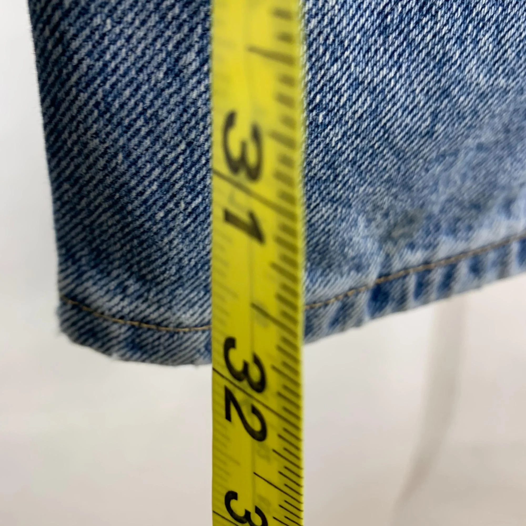 Vintage 90s High Tapered Waist Jeans 12 Long by Gitano - Image 10