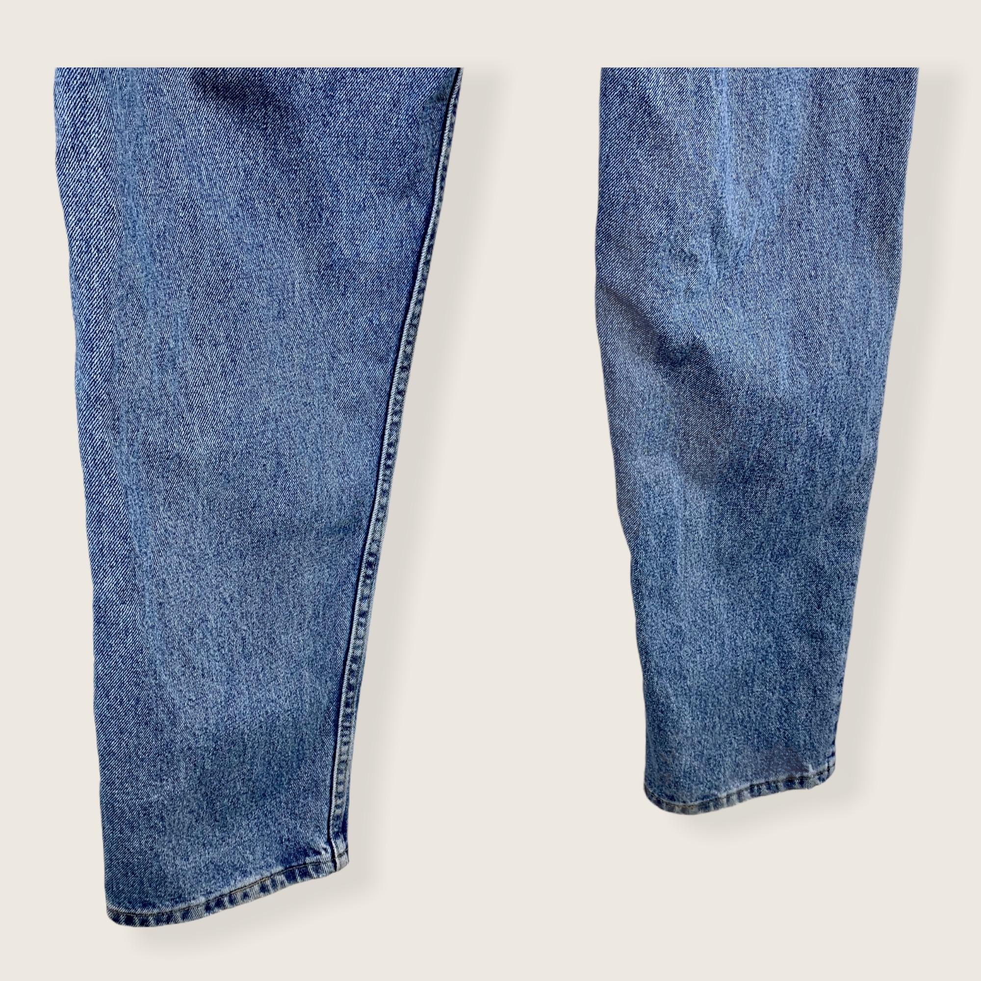 Vintage 90s High Tapered Waist Jeans 12 Long by Gitano - Image 6