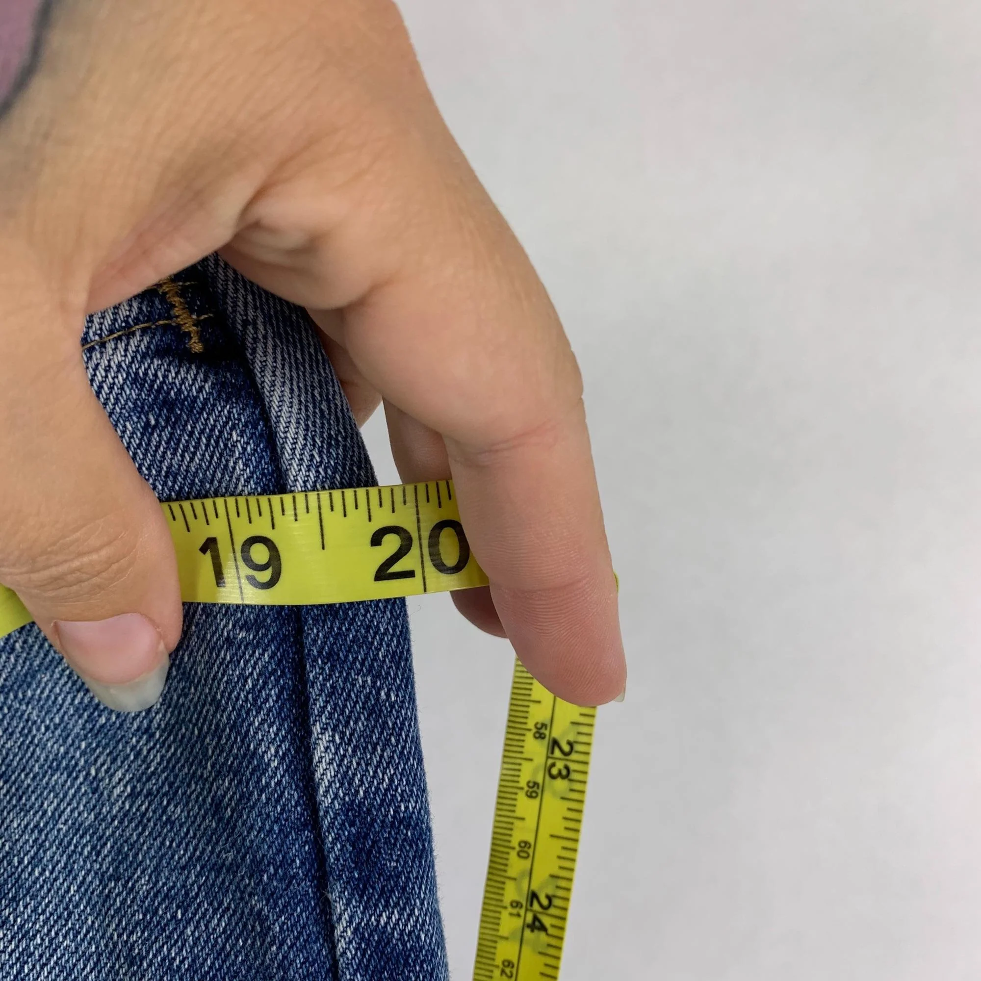 Vintage 90s High Tapered Waist Jeans 12 Long by Gitano - Image 8