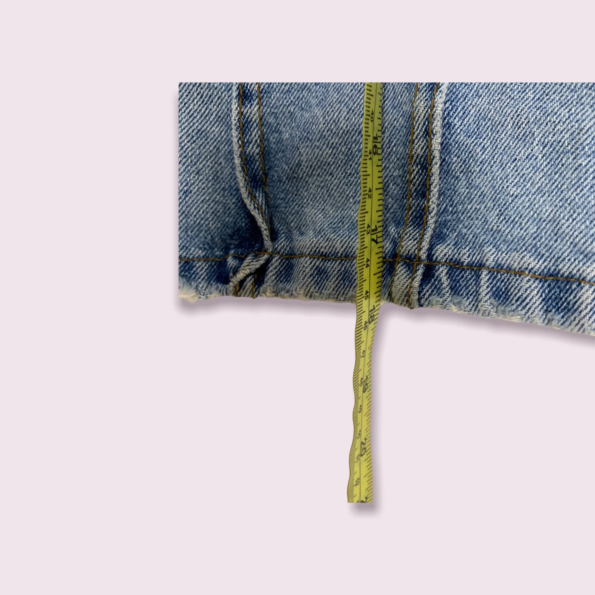 Vintage 90s Jean Denim Blue Sleeveless Button Up Vest *medium by California Tag - Image 5