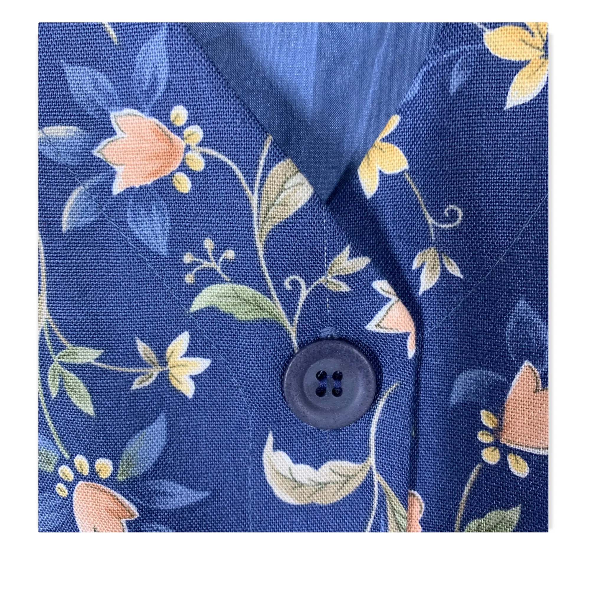 Vintage 90s Linen Blend Floral Vest Small by Pendleton - Image 7