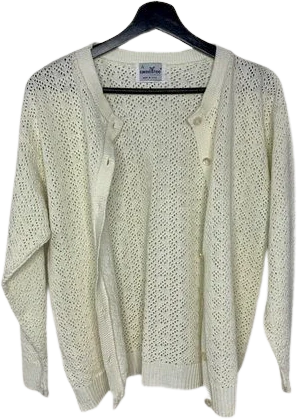 Vintage 90s Loose Knit Cardigan Small by Sweetree